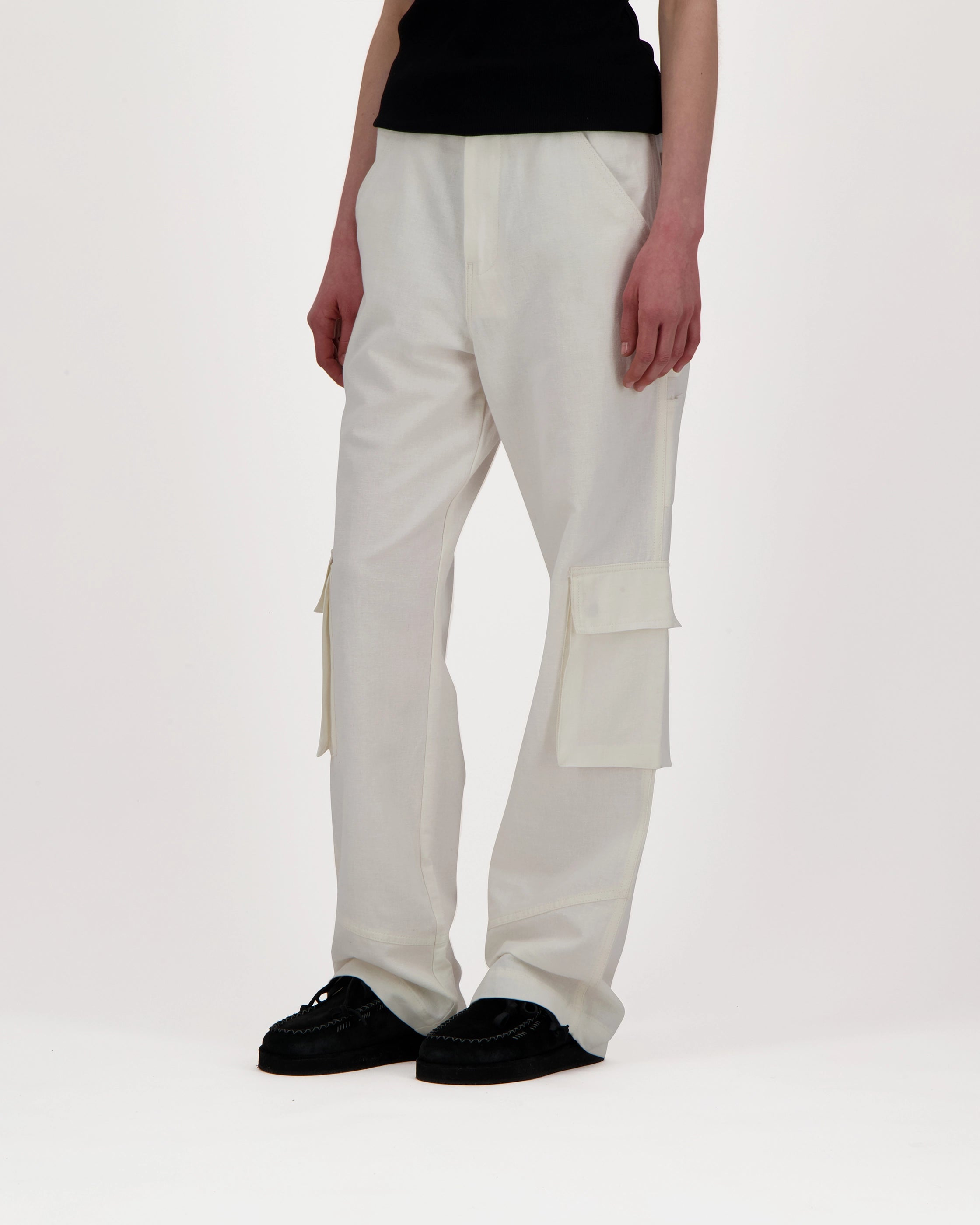 Linen Cargo Pants