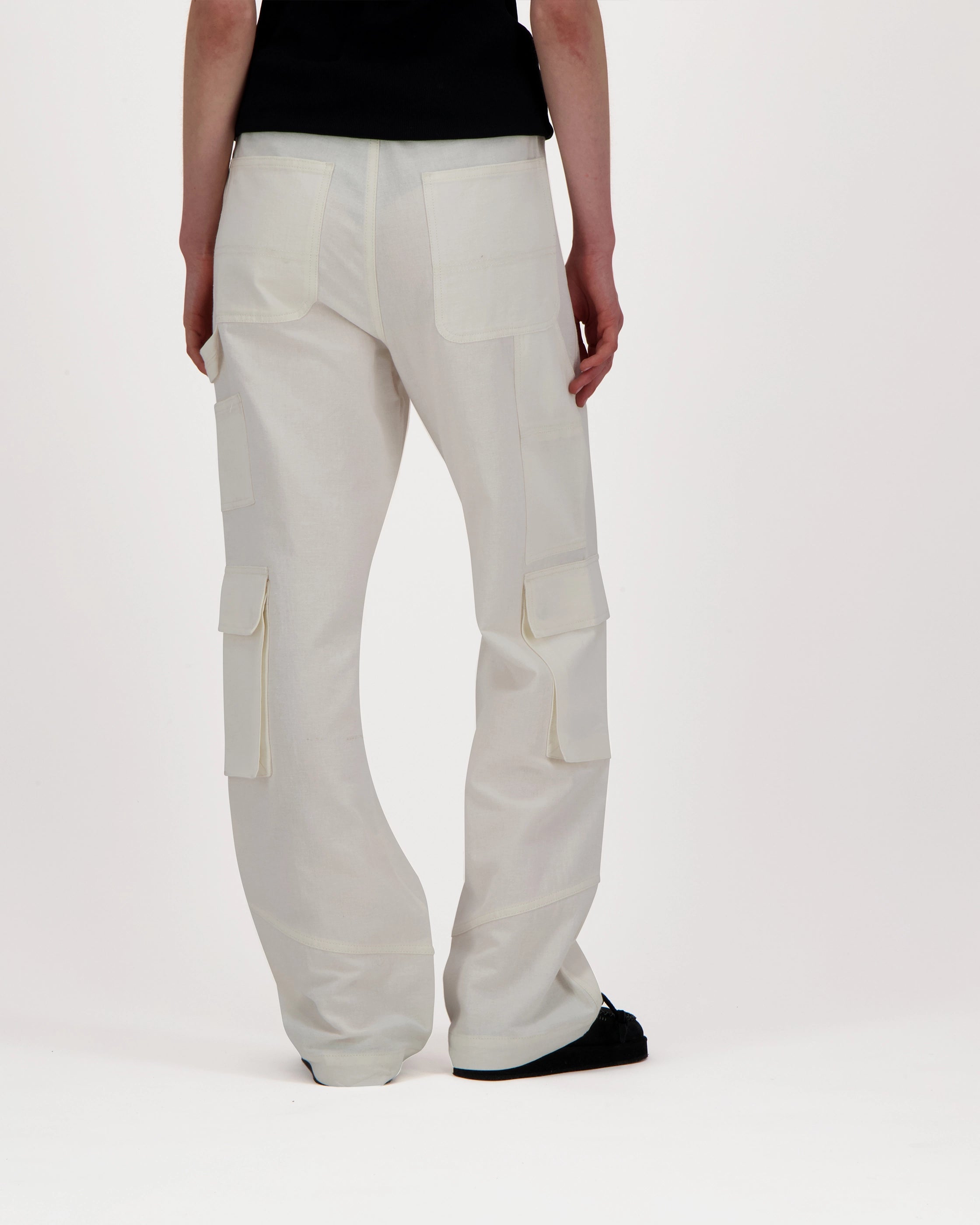 Linen Cargo Pants