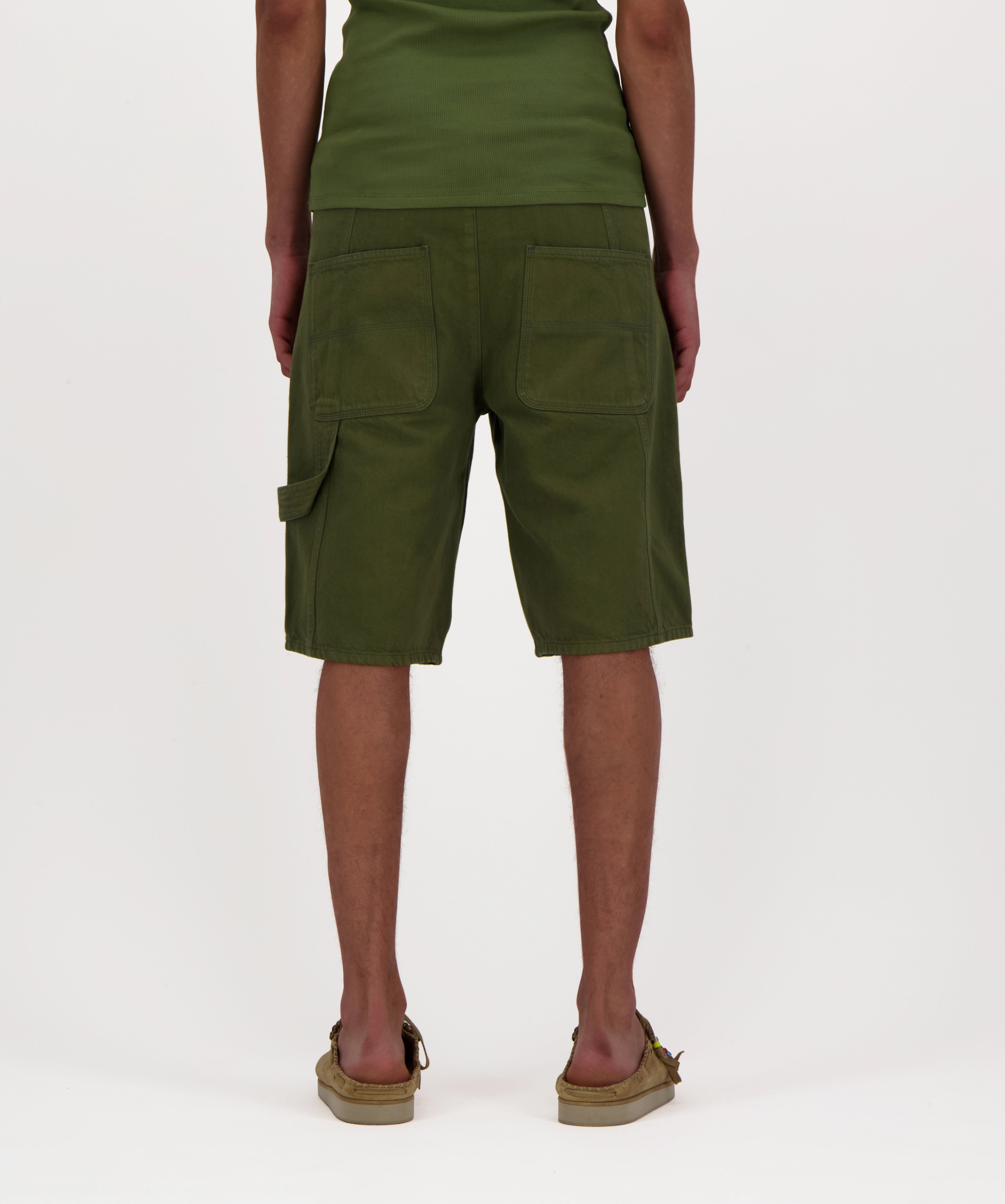 Worker-short en twill avec Broderie et Patch