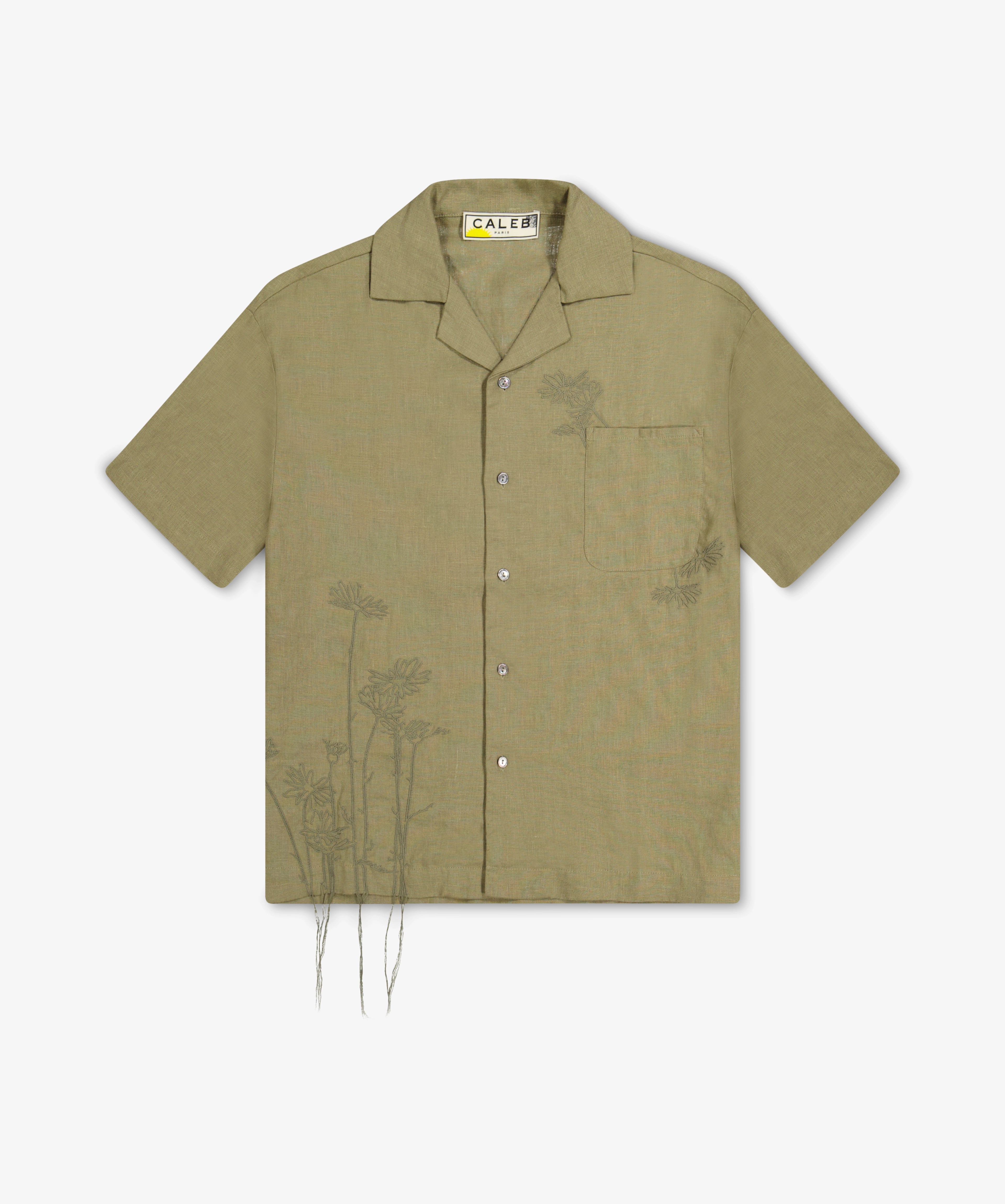 Chemise brodé en Lin