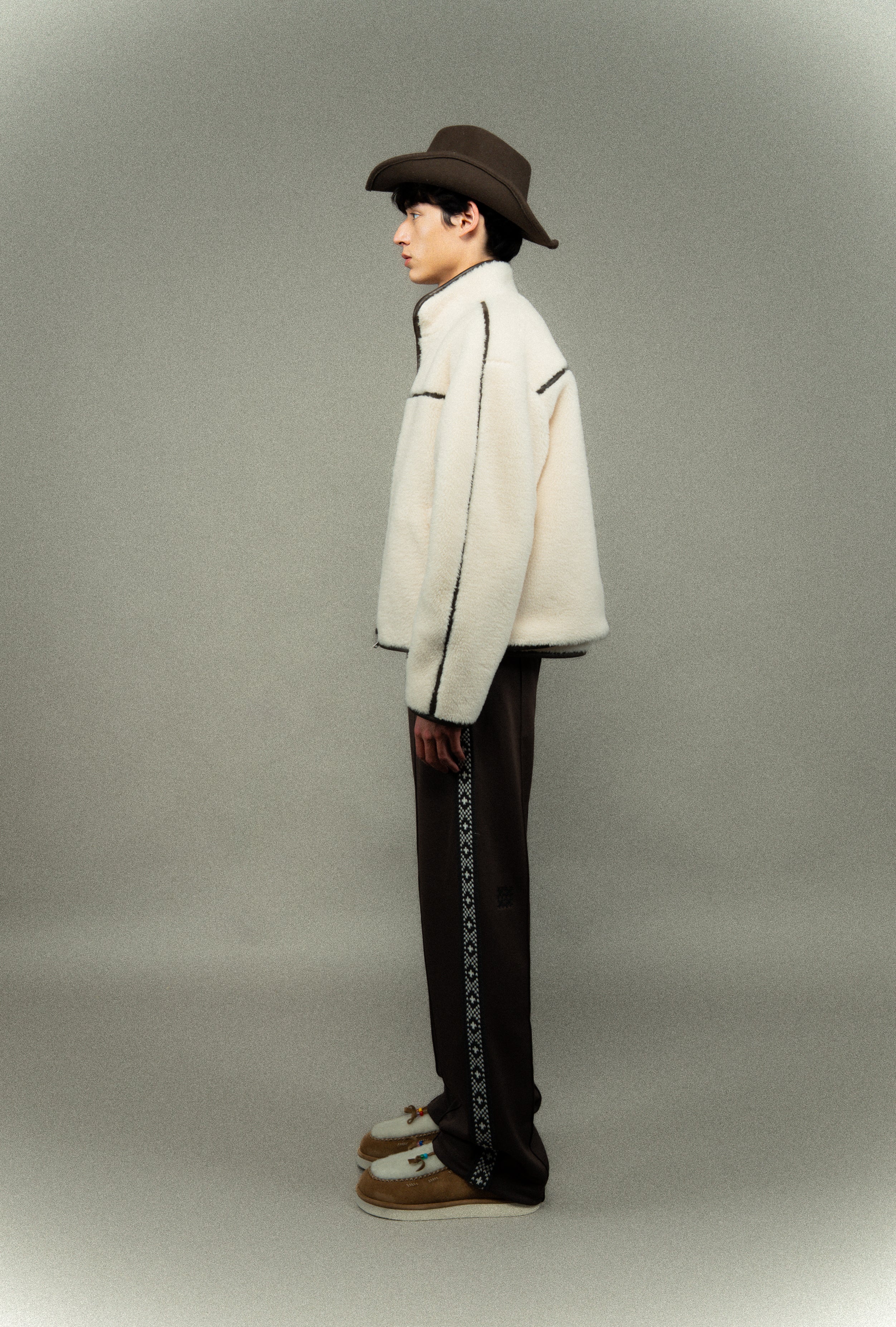 Fleecejacke mit Reißverschluss