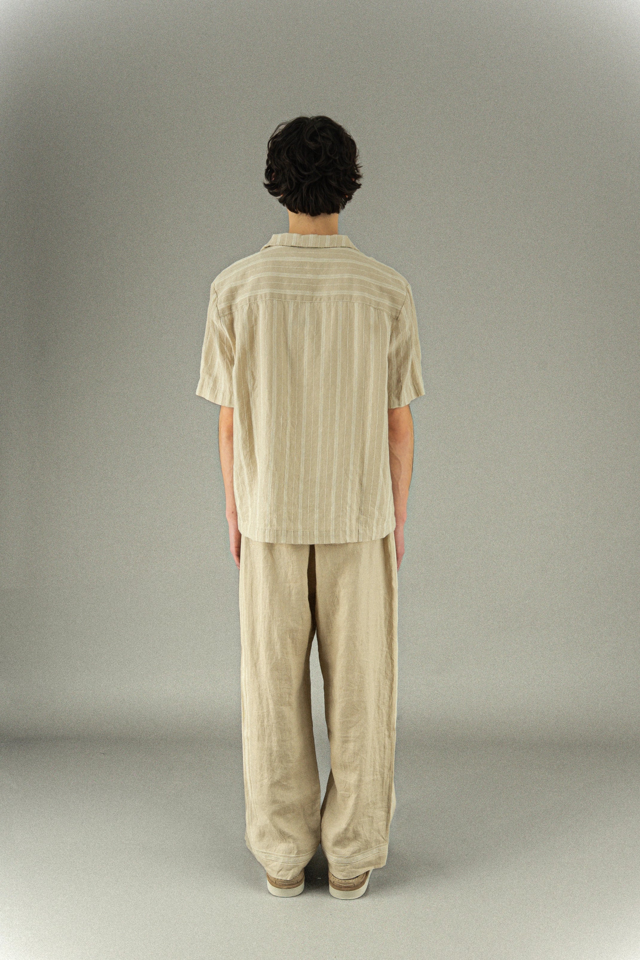 Chemise en lin avec broderie