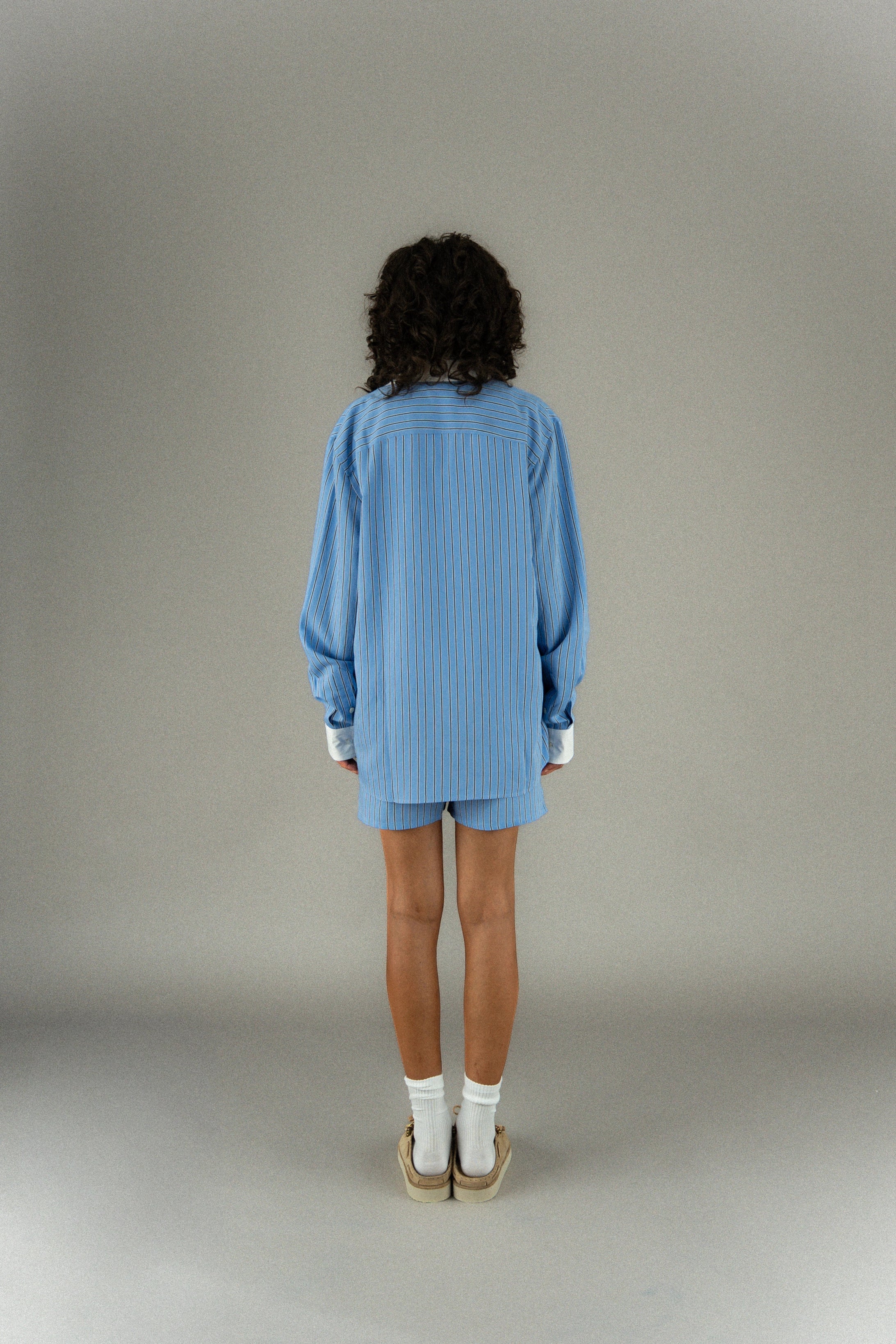 Chemise rayée en coton