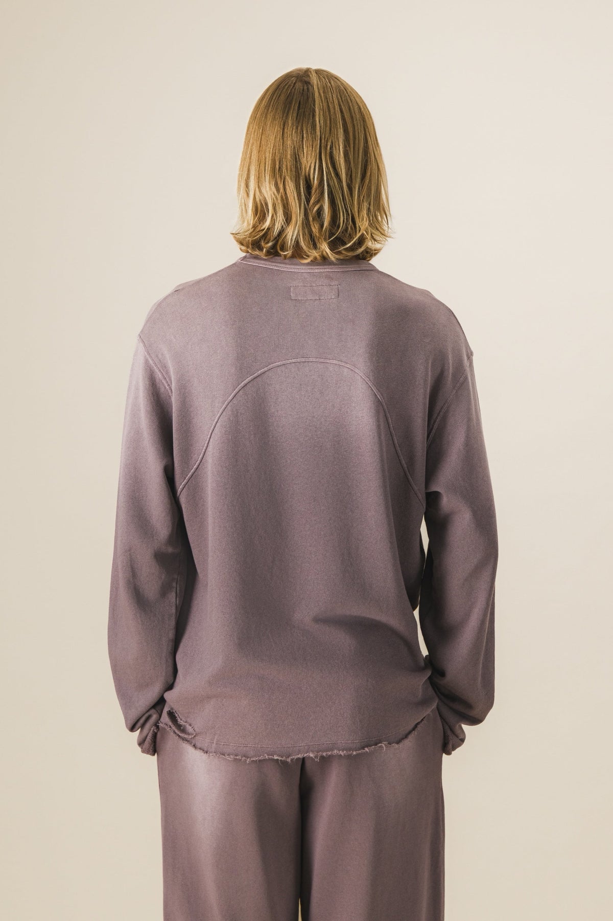 T-shirt manches longues bords francs