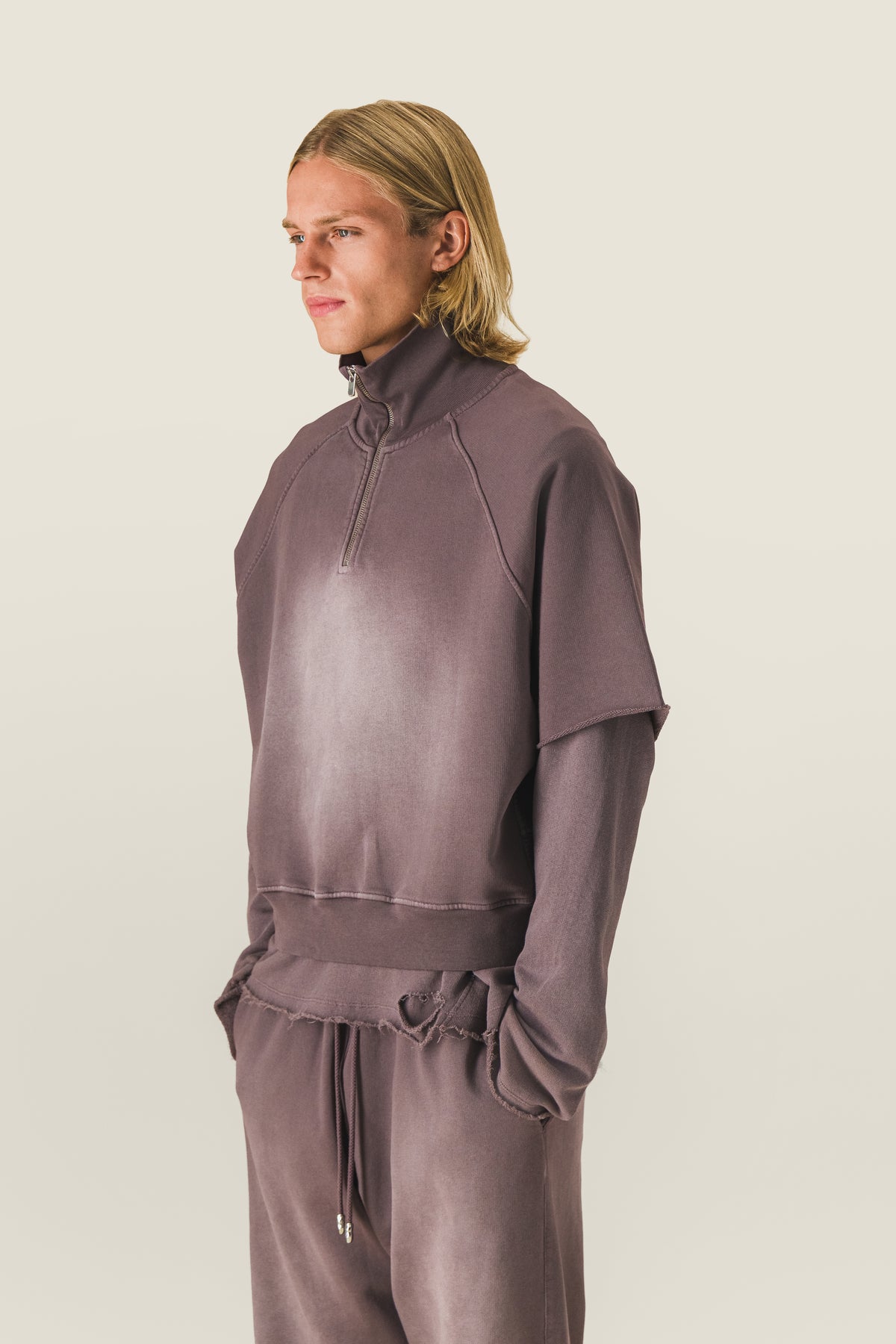 Half-zip top