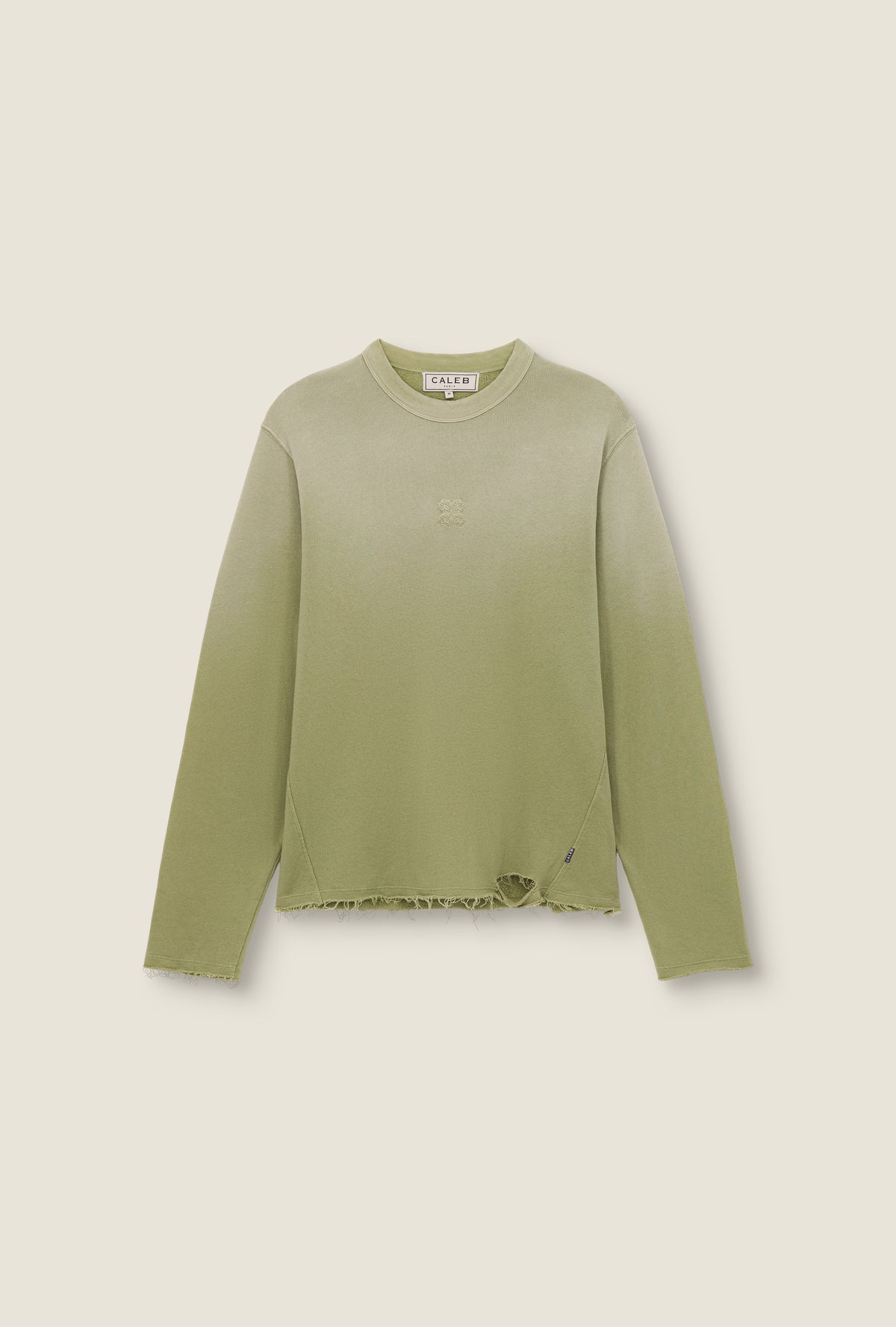 T-shirt manches longues bords francs