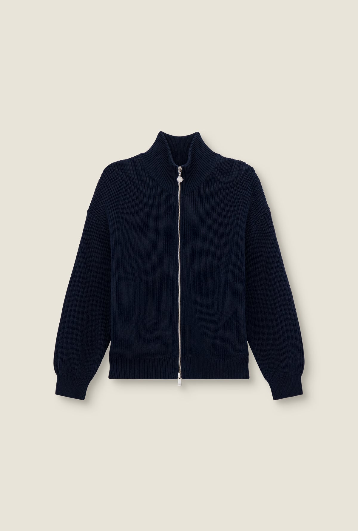 Gilet zippé en maille