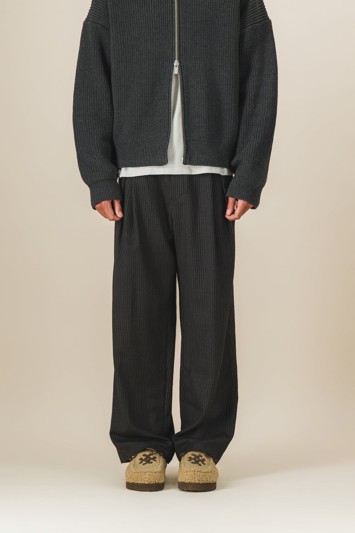 Gilet zippé en maille