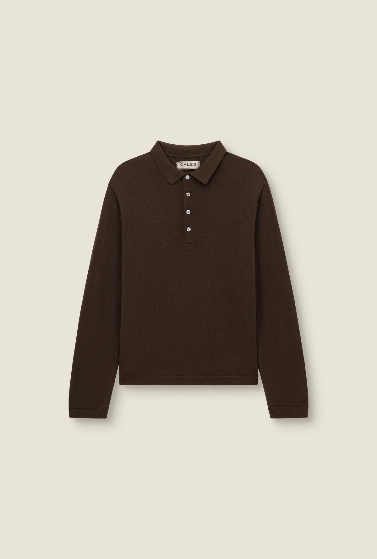 Polo en laine et soie