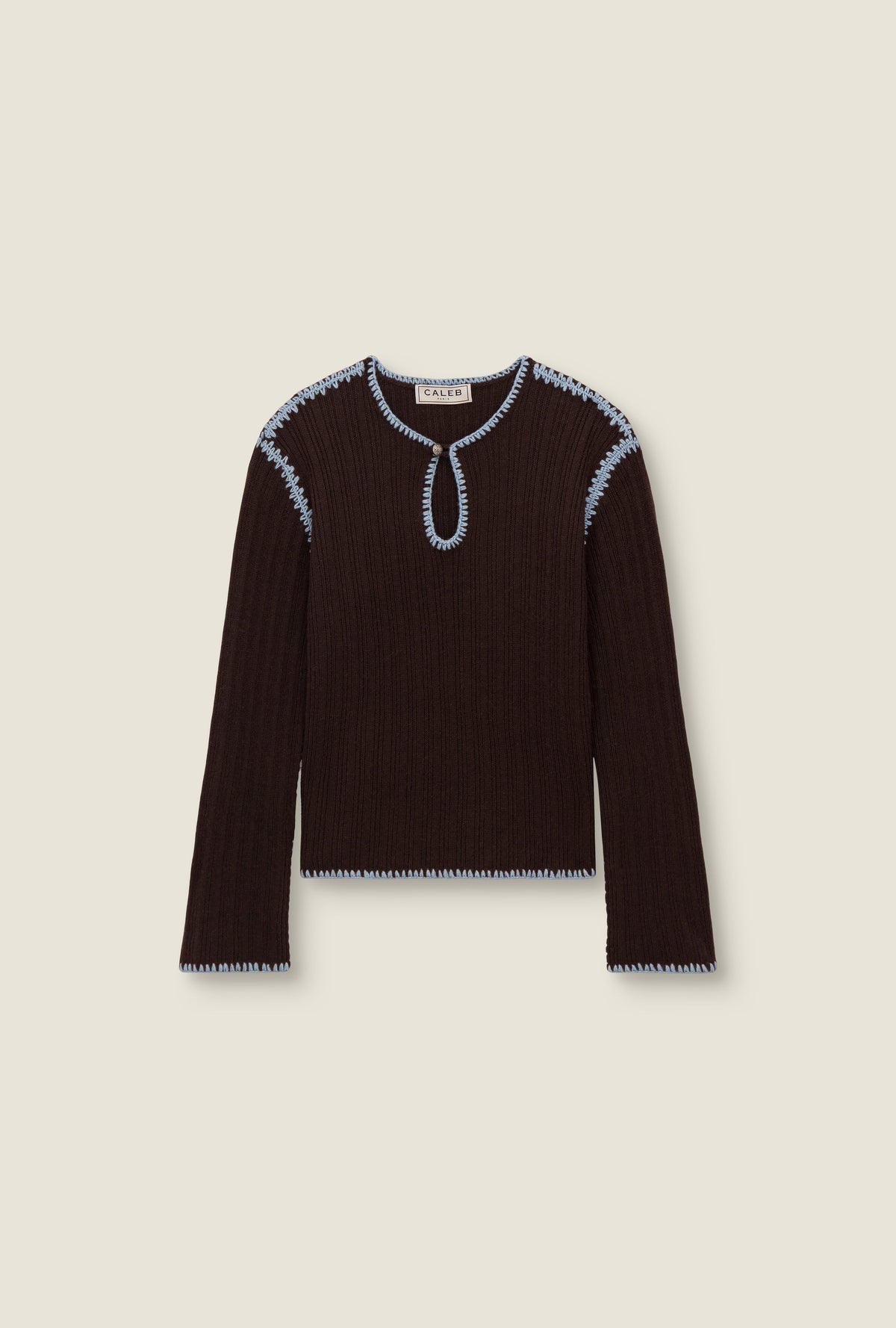Top col boutonné