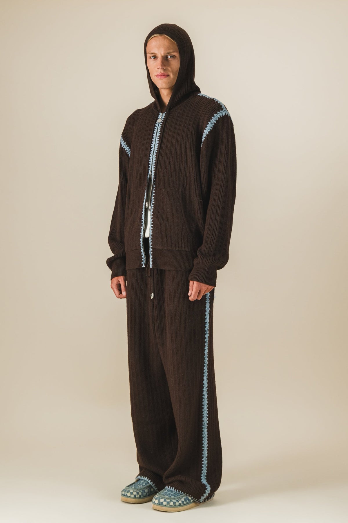 Gilet zippé feston