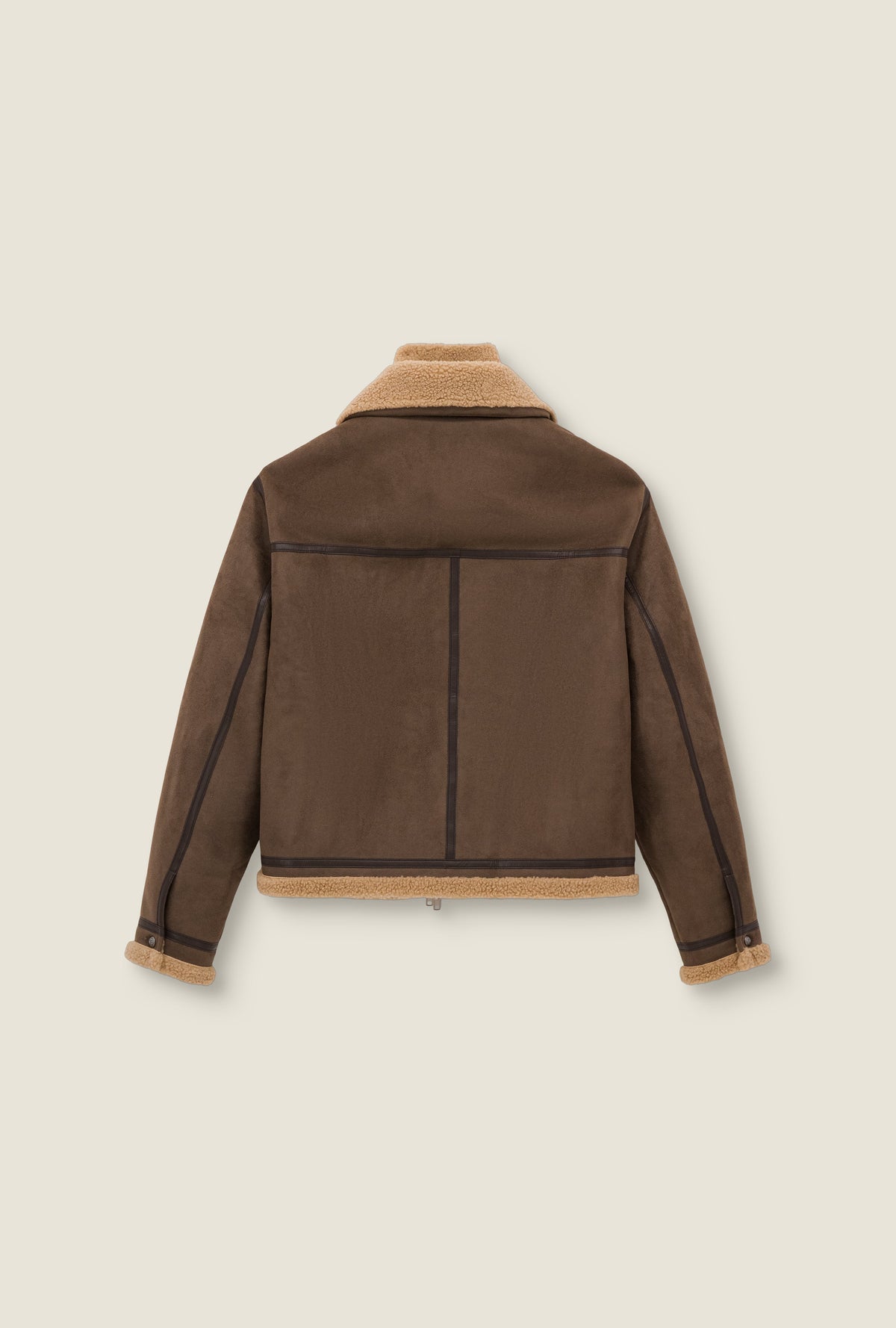 Blouson aviateur double col