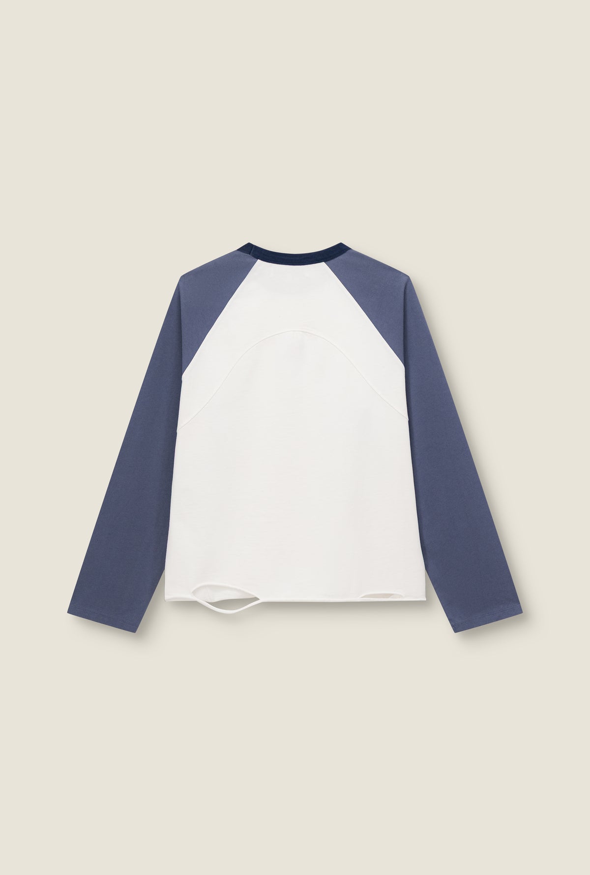 T-shirt manches longues contrasté