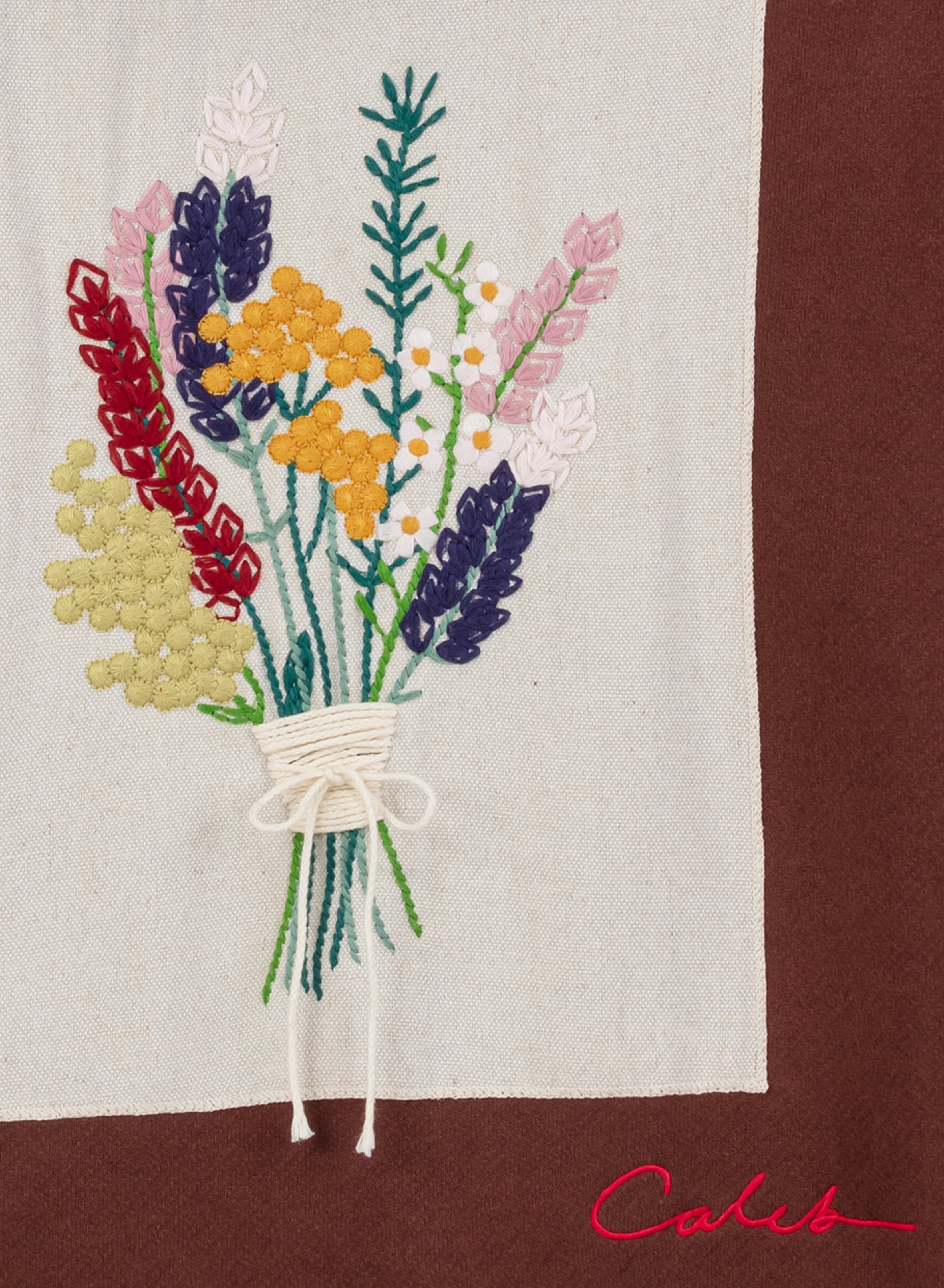 Hoodie Caleb Bouquet brodé