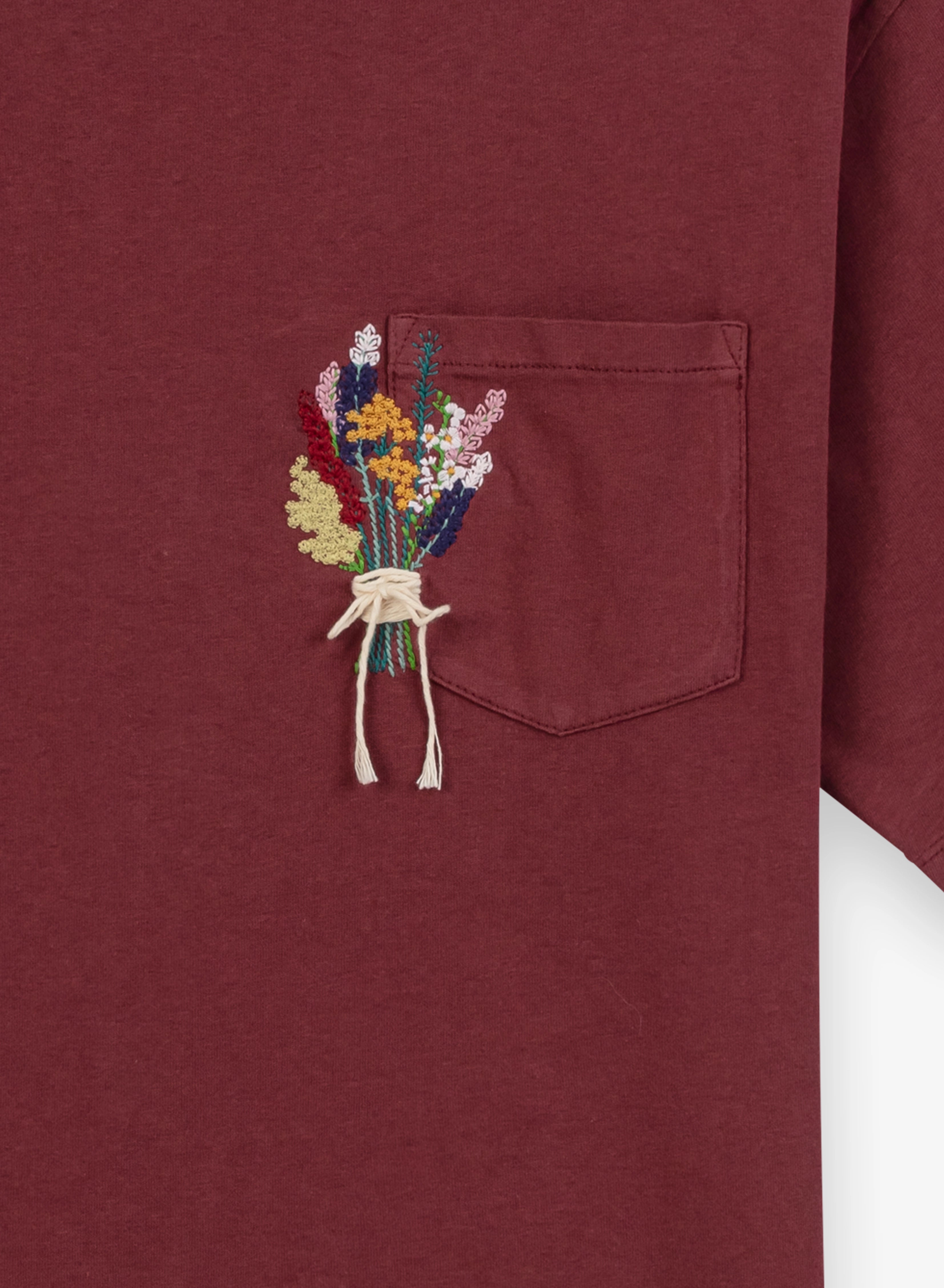 T-shirt bordeaux Caleb Buttercup