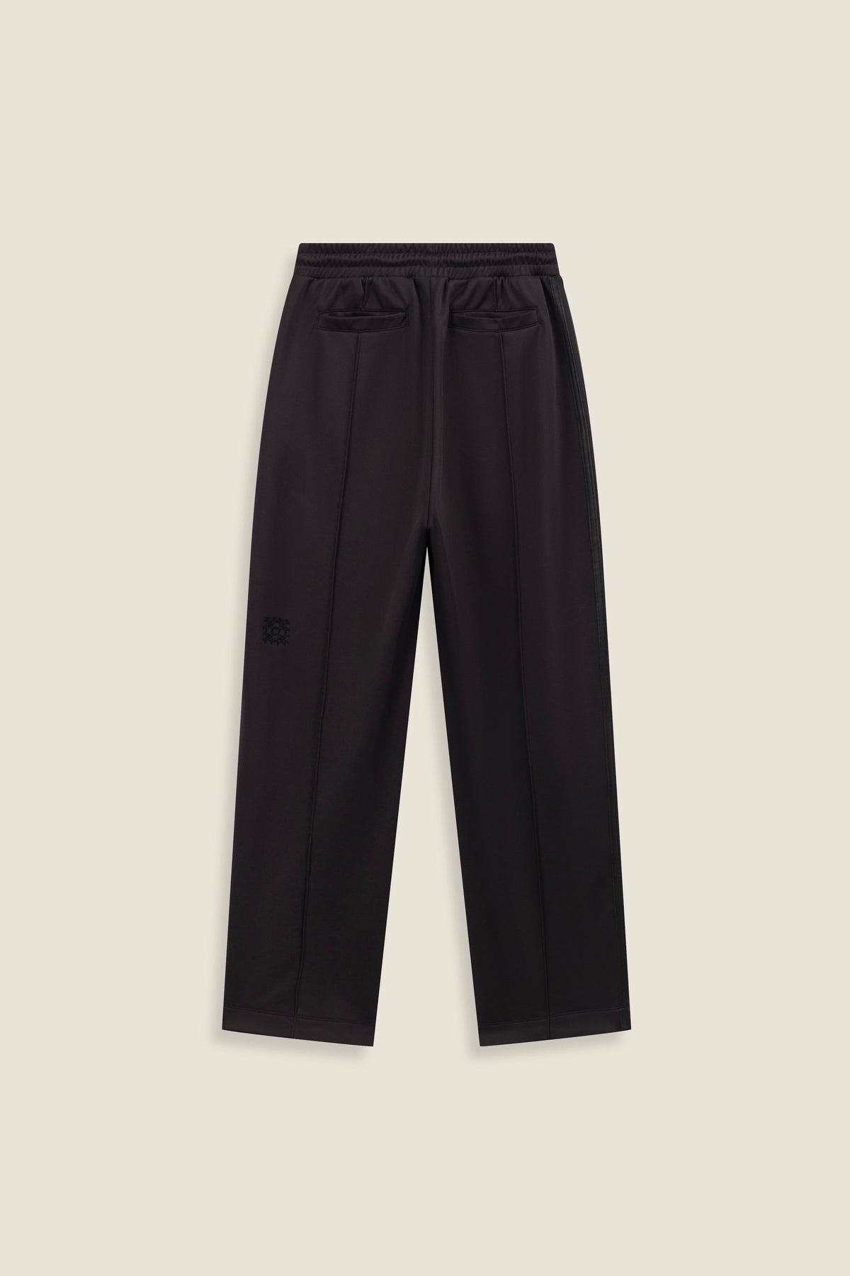 Tracksuit-Hose mit schwarzen Lederstreifen