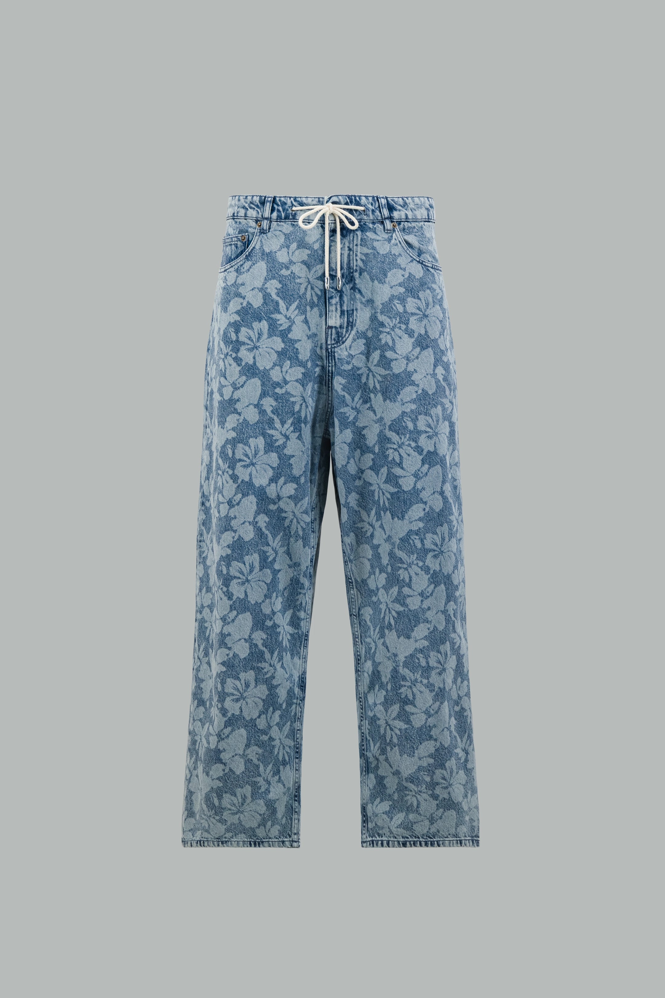 Oversized drawstring trousers