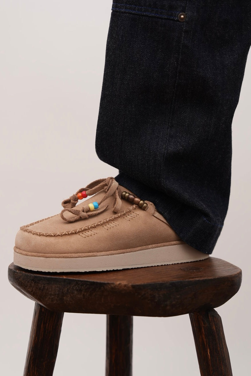 Embroidered mules