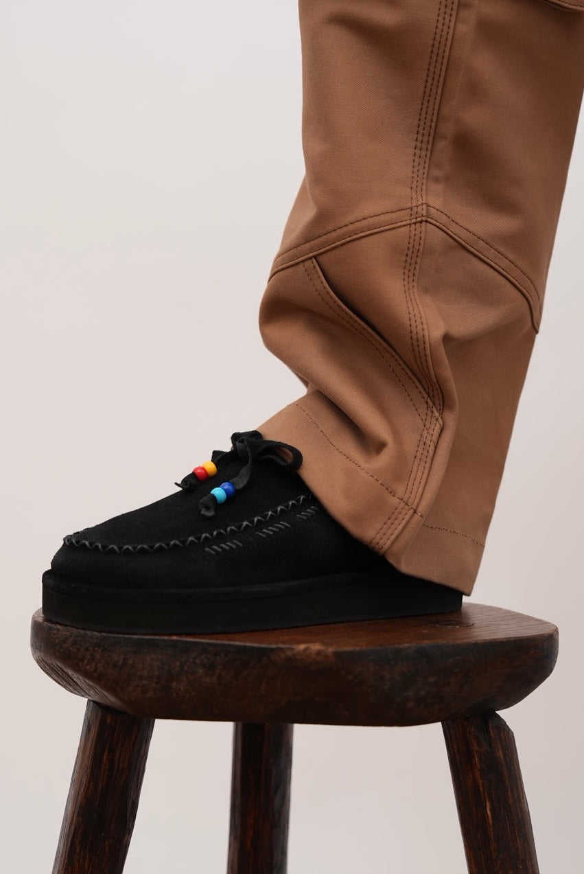 Embroidered mules