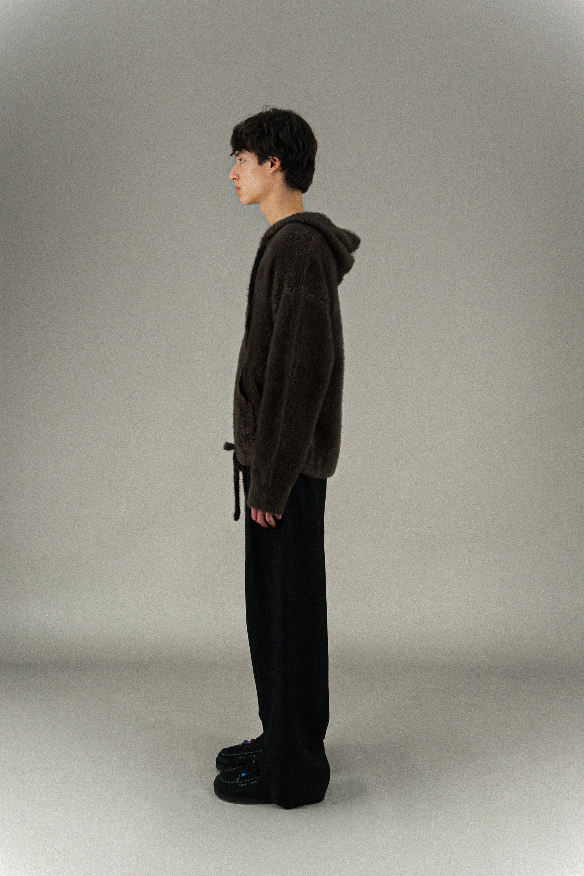 Hoodie maille mohair