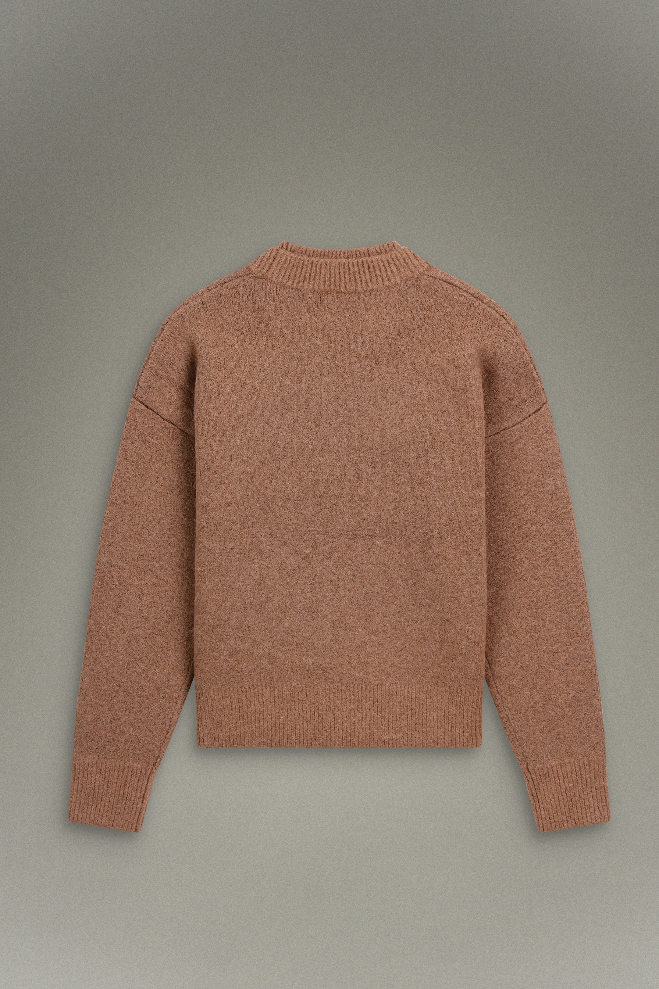 Sweat col rond brodé