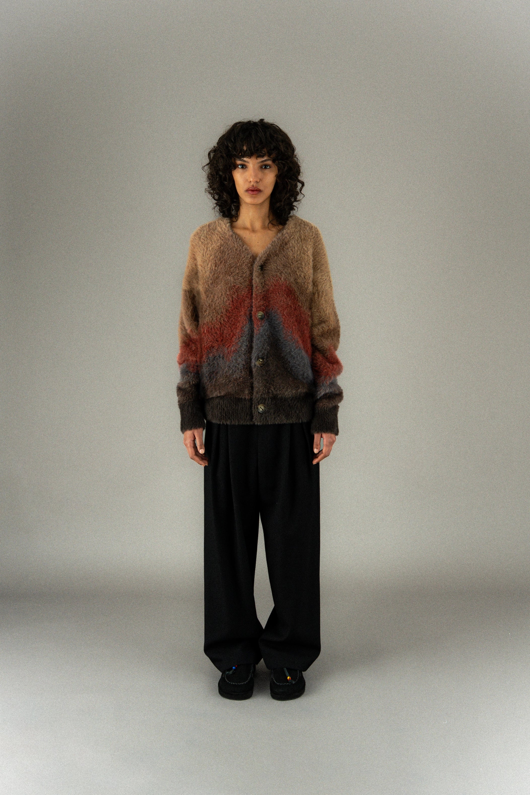 Cardigan maille mohair