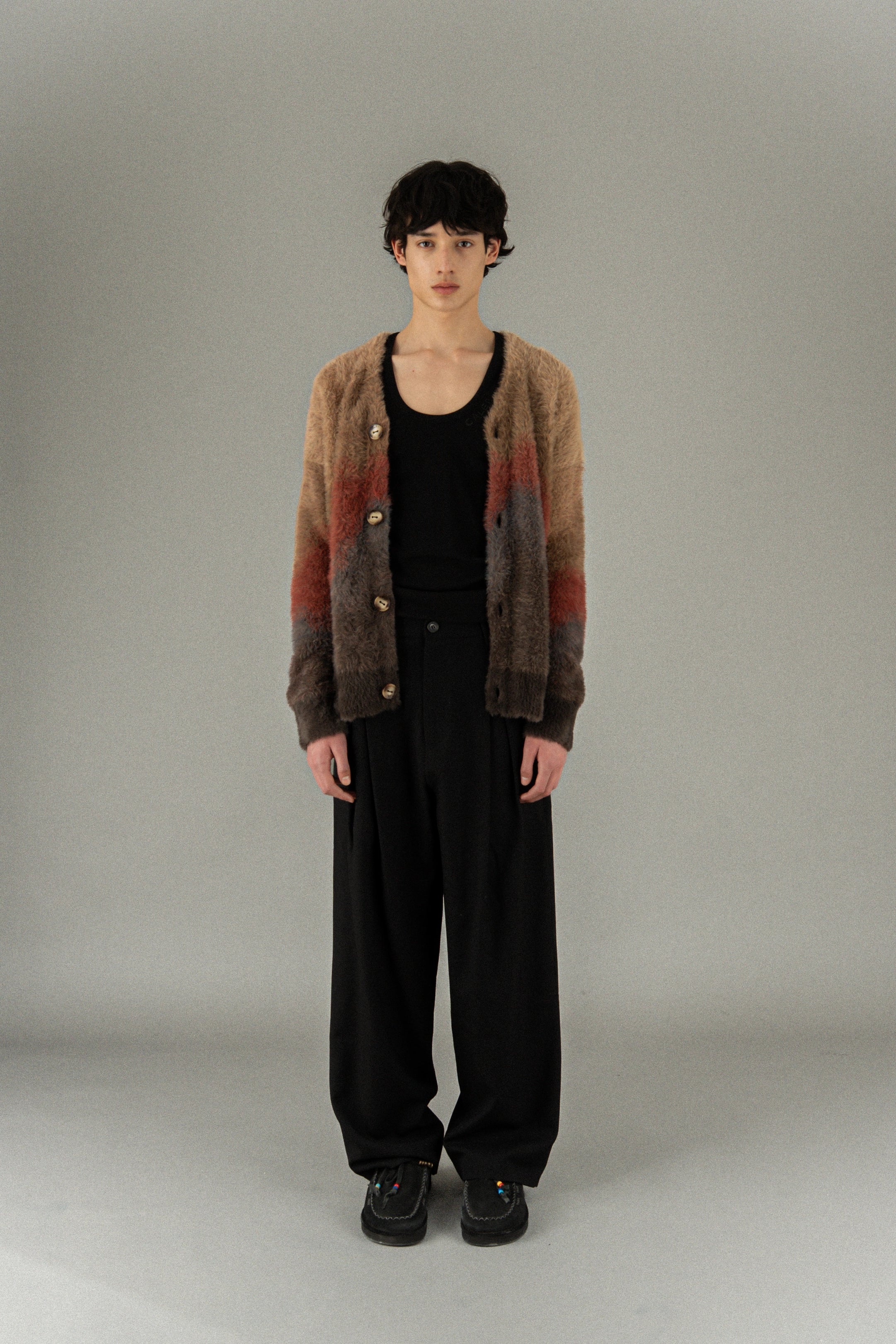 Cardigan maille mohair