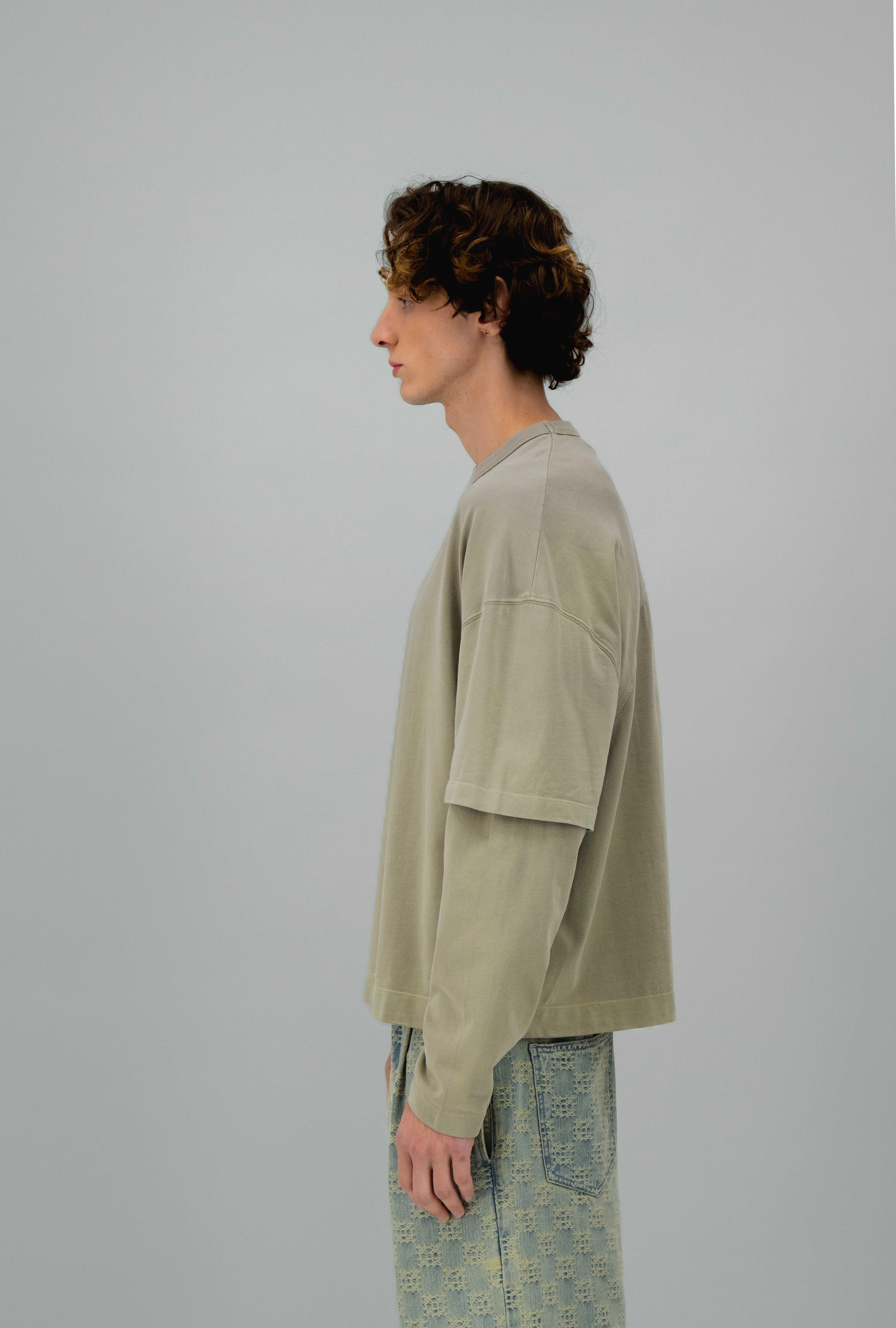 T-shirt à manches longues avec imprimé Halo