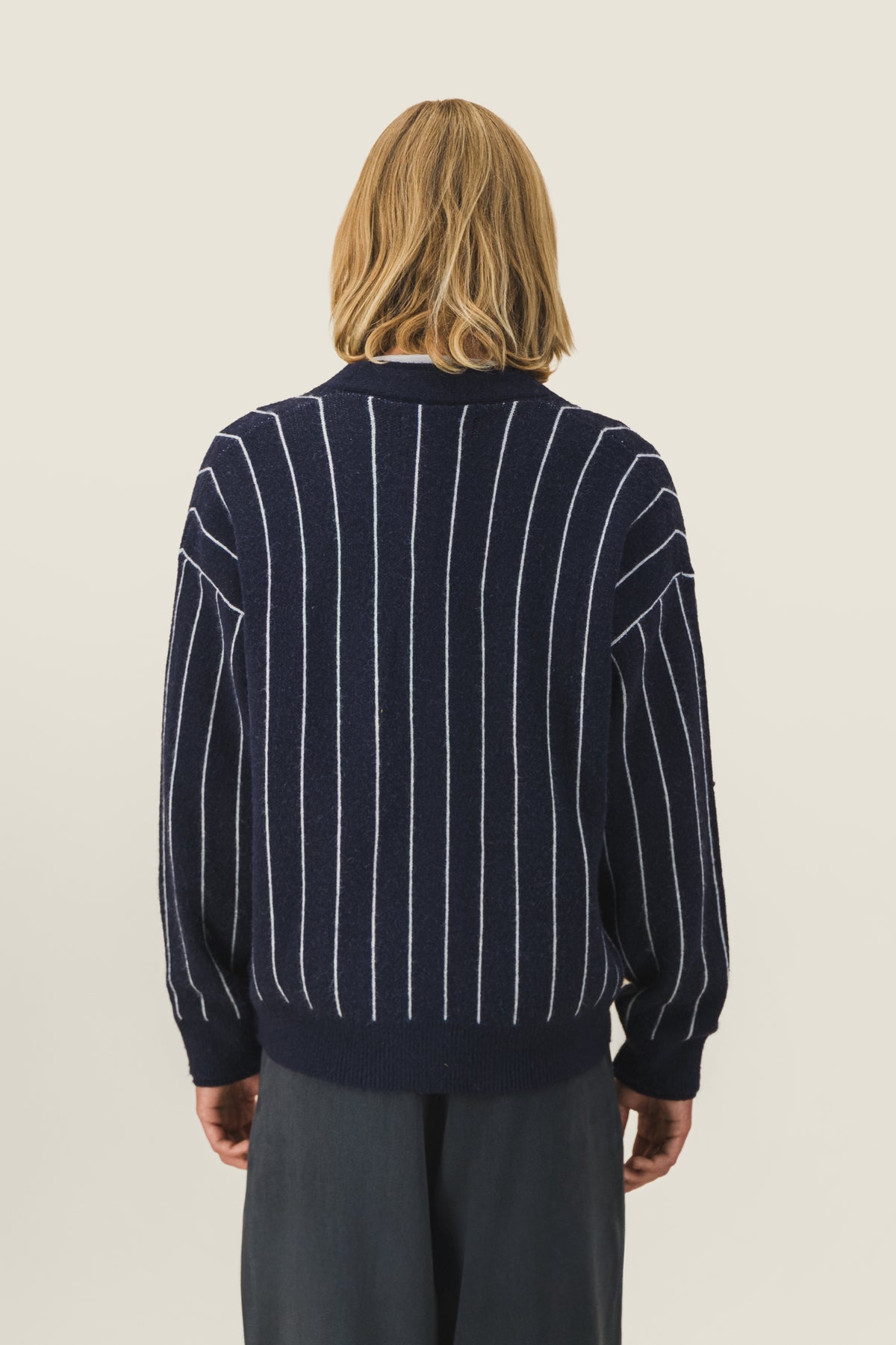 Double-thick cardigan