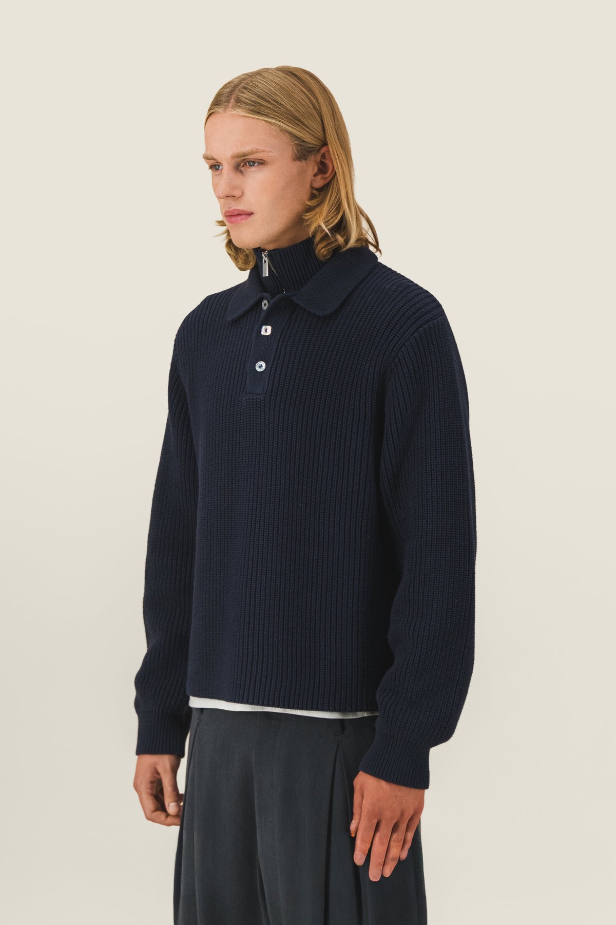 Double-collar polo