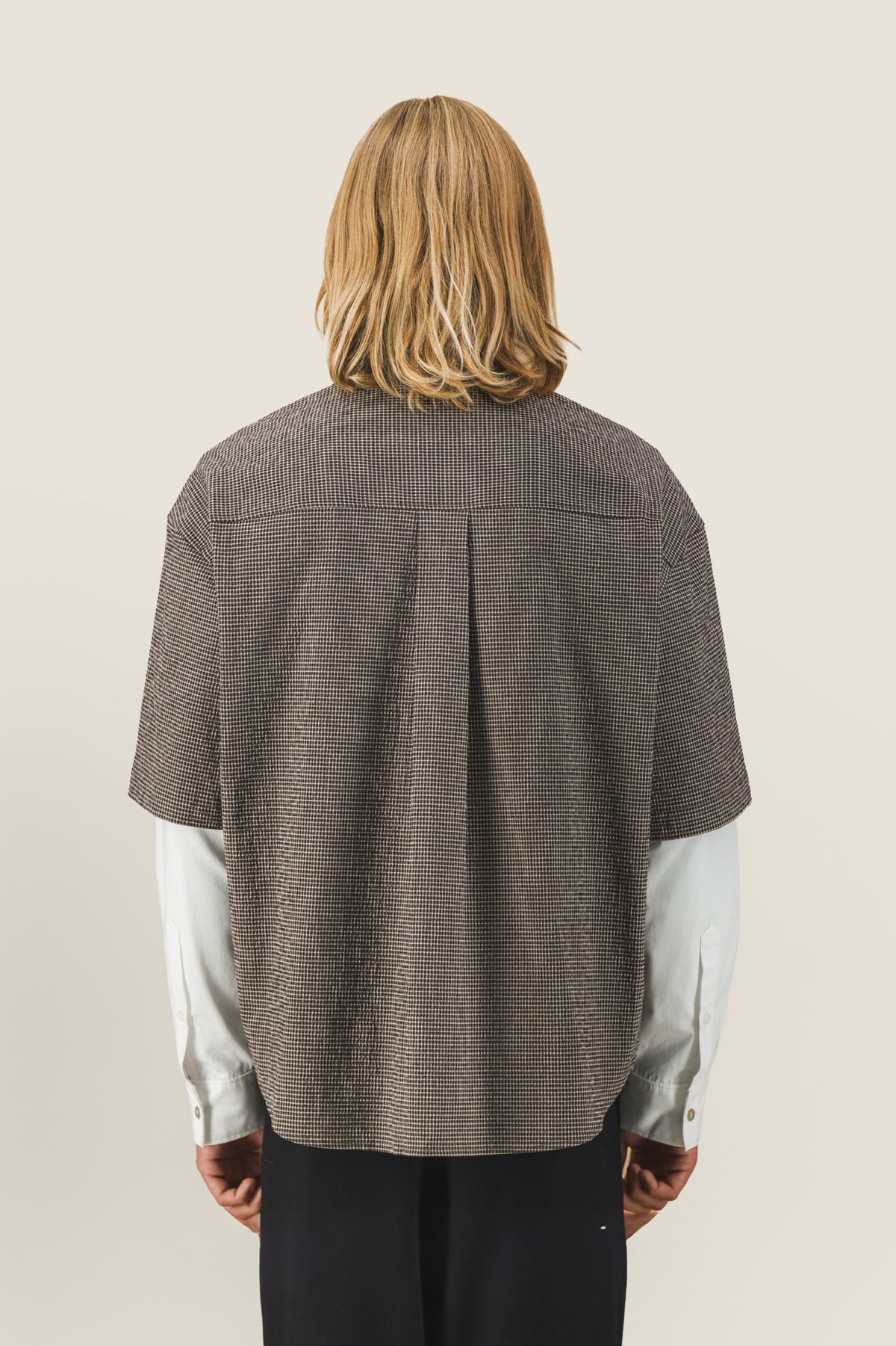 Double-layer short-sleeved shirt