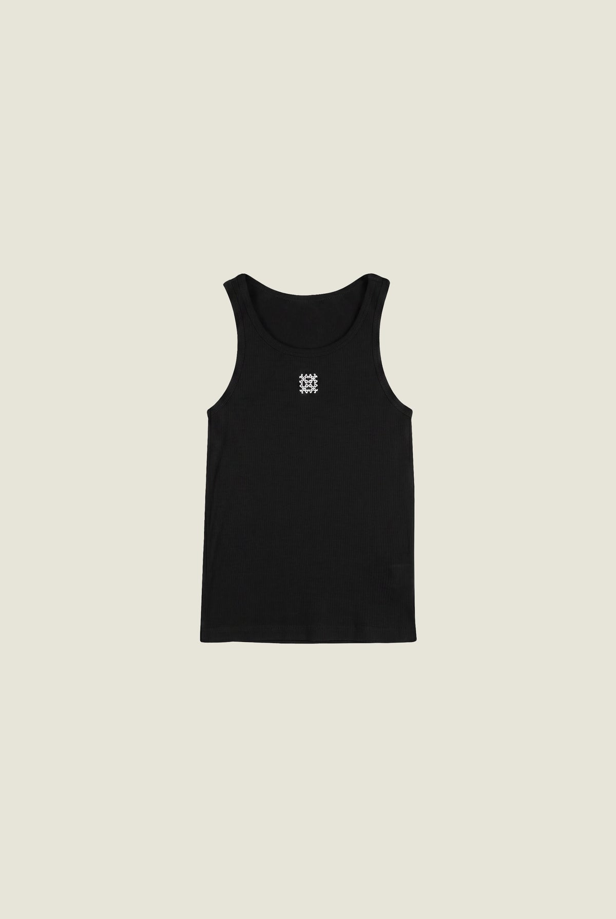 Tank top broderie monogramme