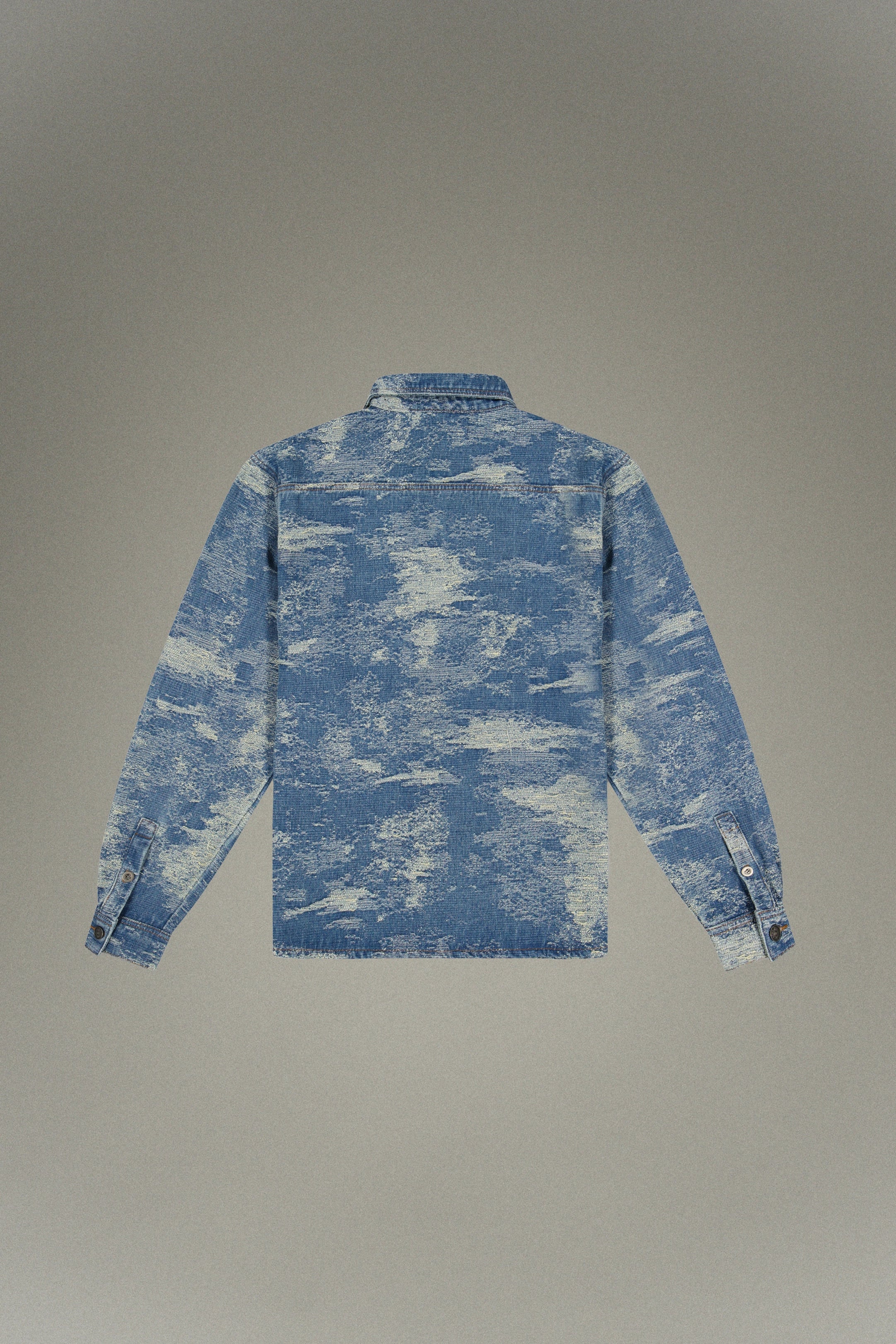 Surchemise en jean effet "vintage" tissé