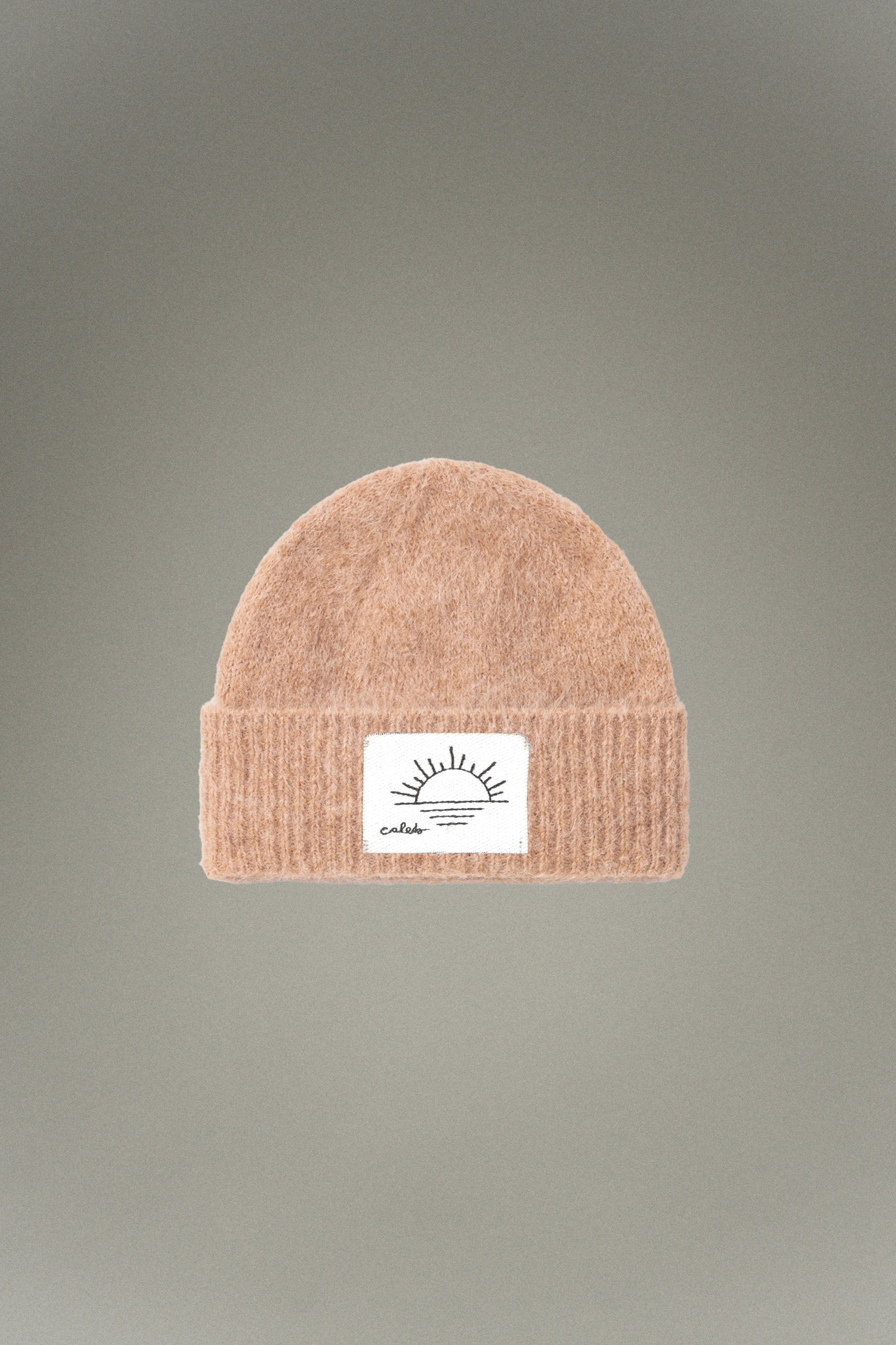 Bonnet en laine et Alpaga Écru