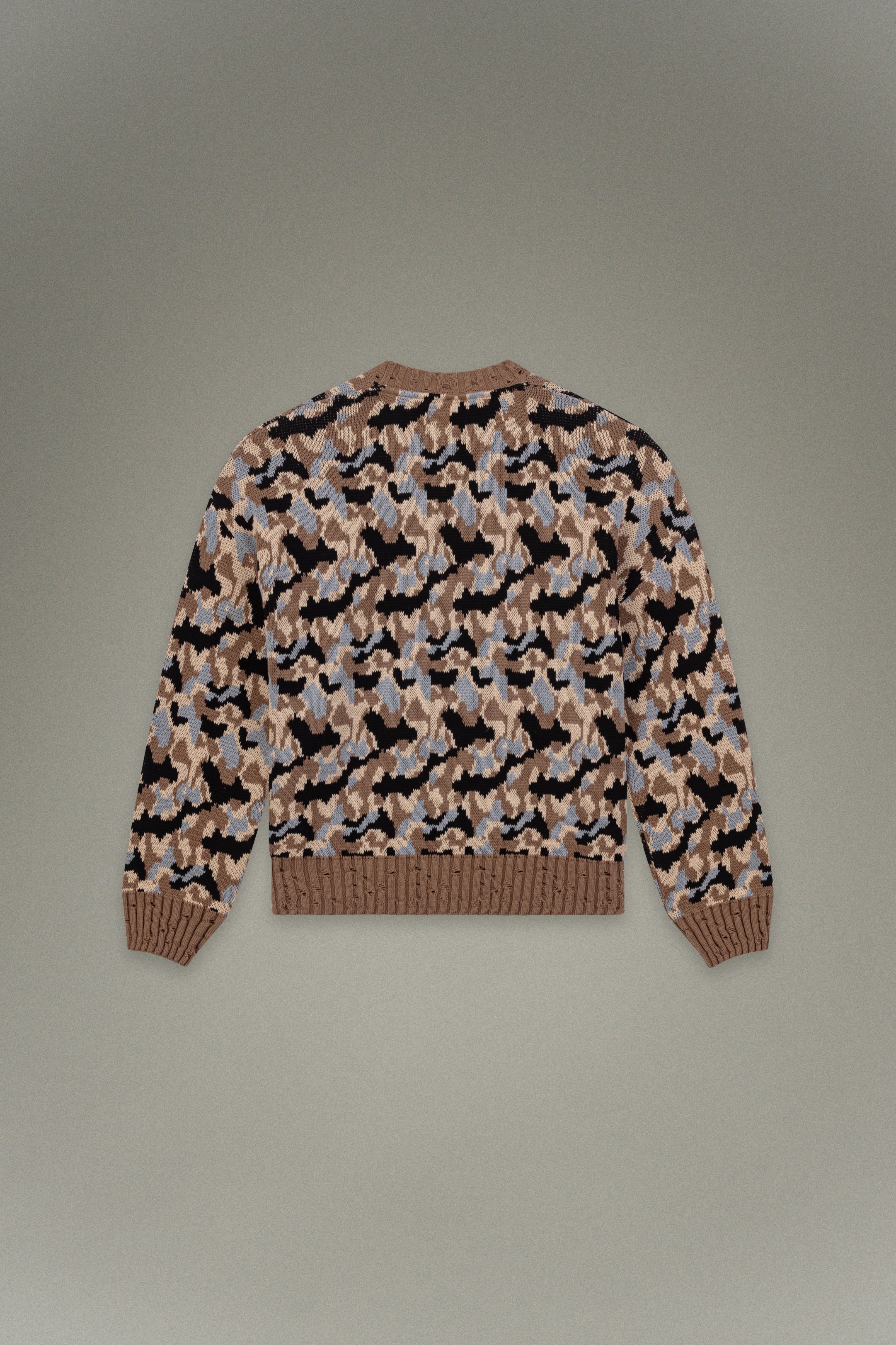 Strickpullover mit Stickerei