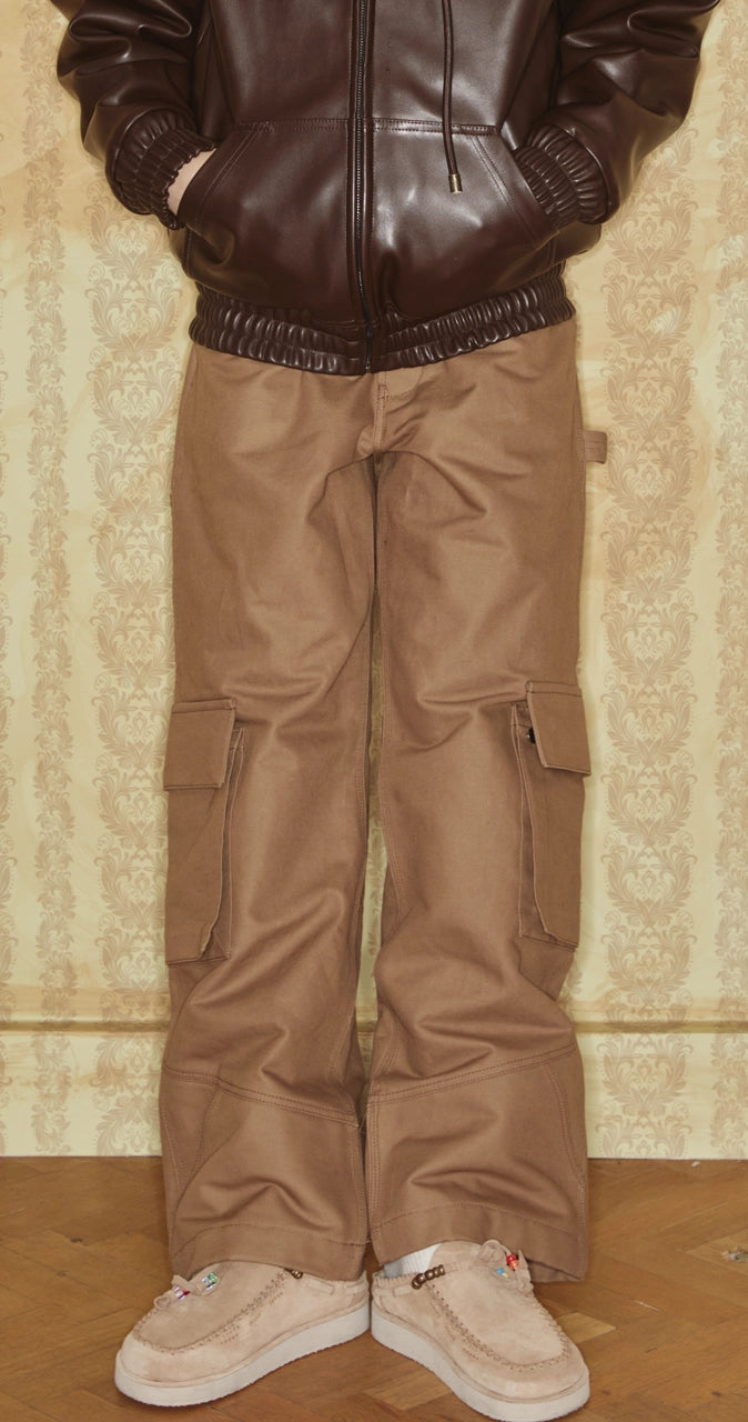 Pantalon Cargo en Coton Bio