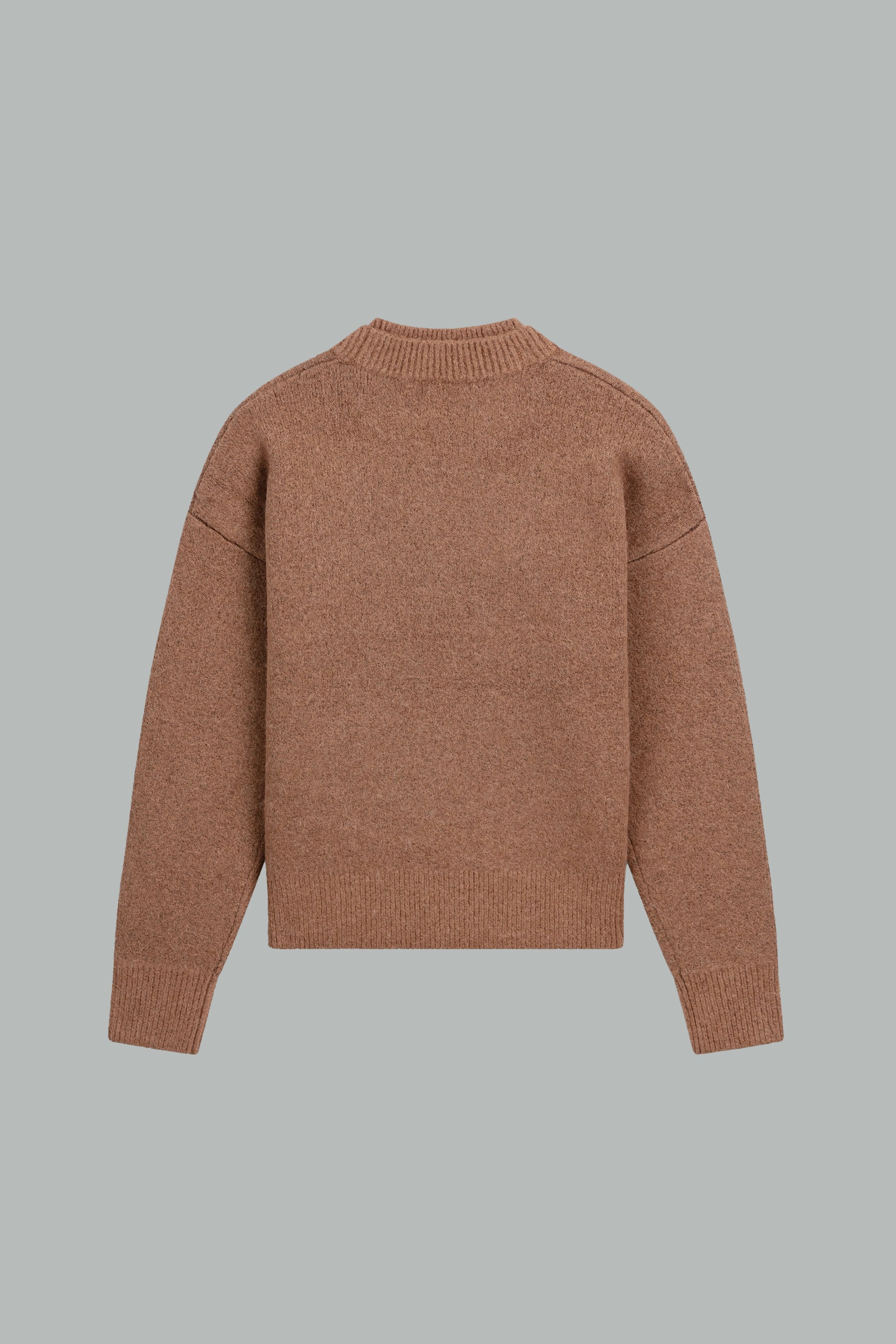 Embroidered crew neck sweatshirt