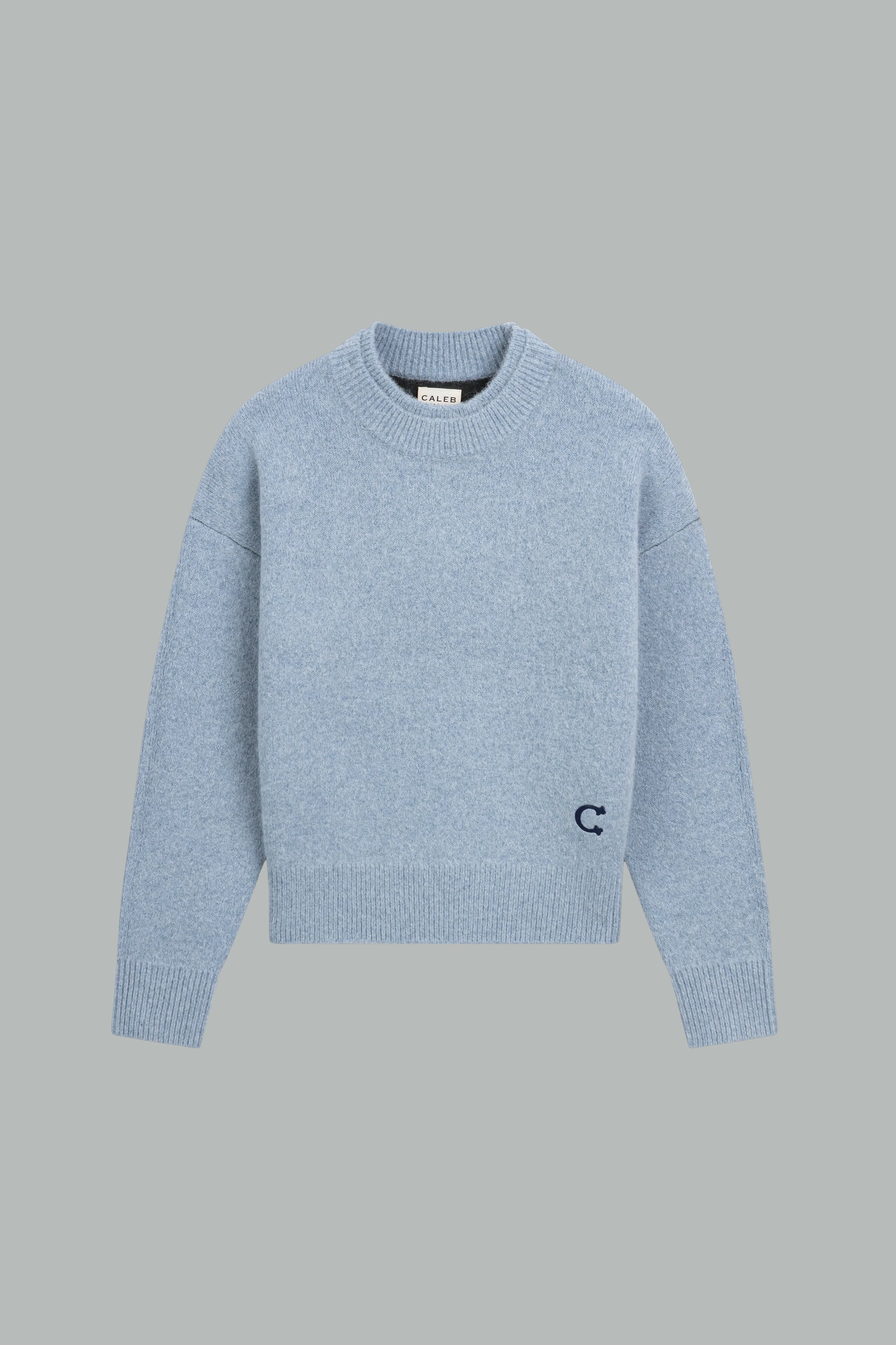 Sweat col rond brodé