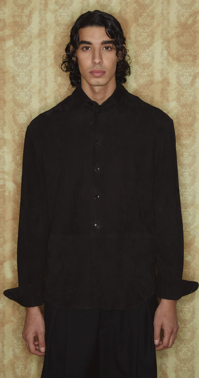 Chemise en suède