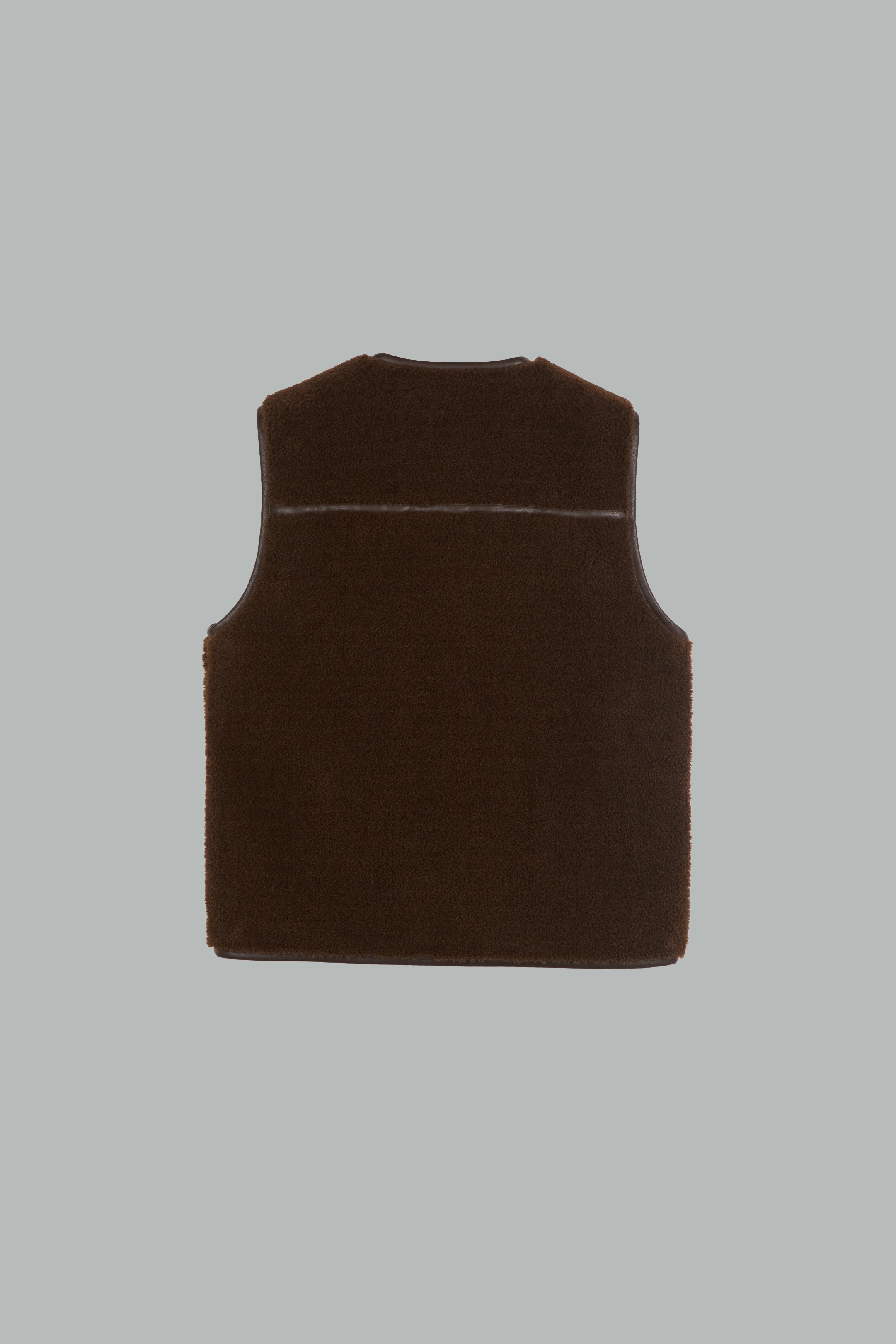 Ärmellose Fleeceweste mit Reißverschluss