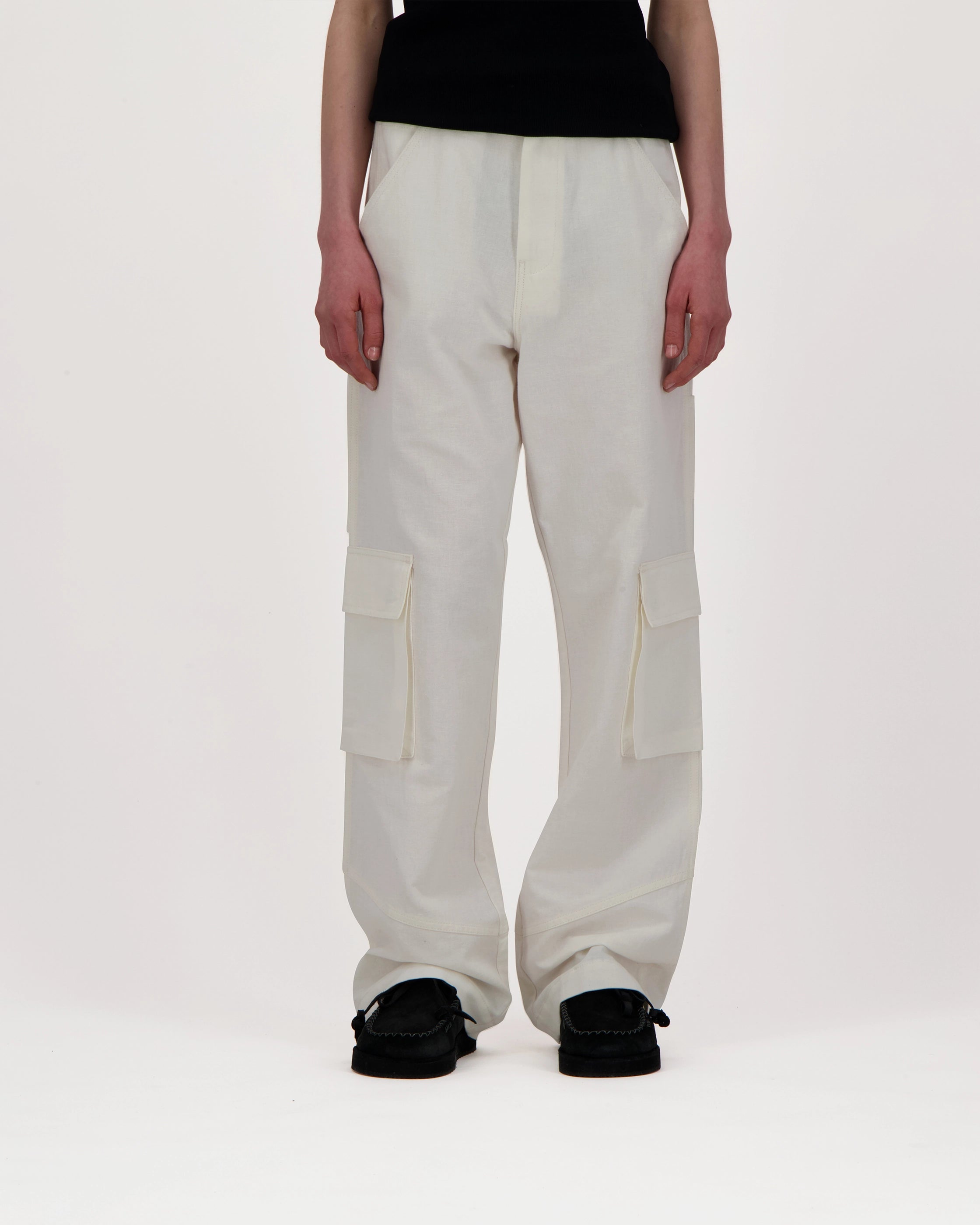 Linen Cargo Pants