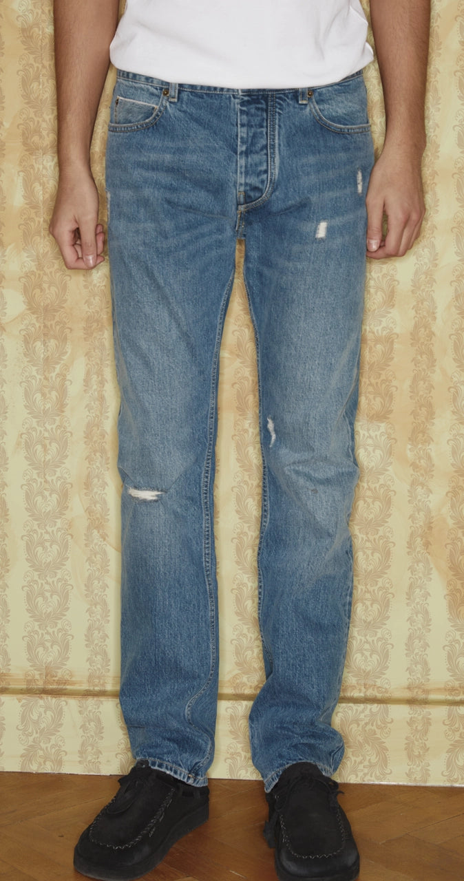 Straight cut denim