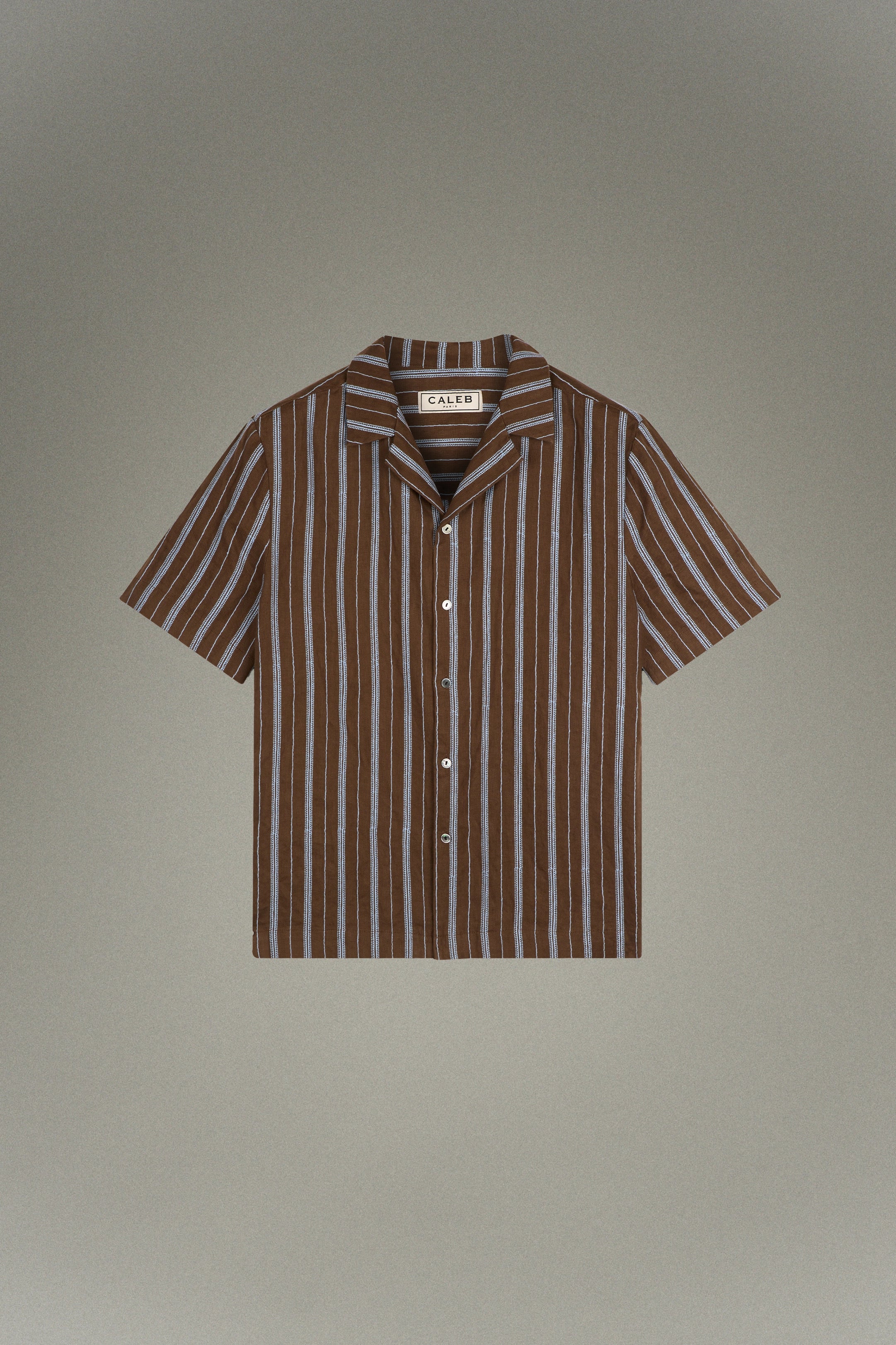 Linen shirt with embroidery