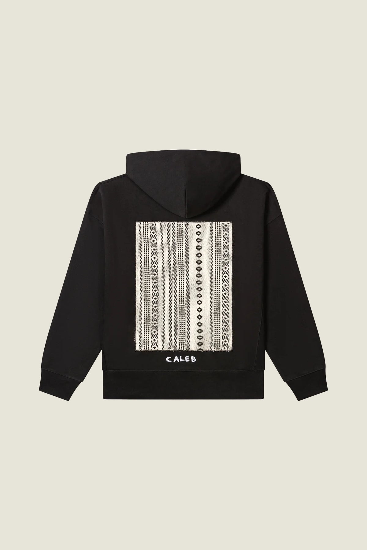 Mesh panel hoodie