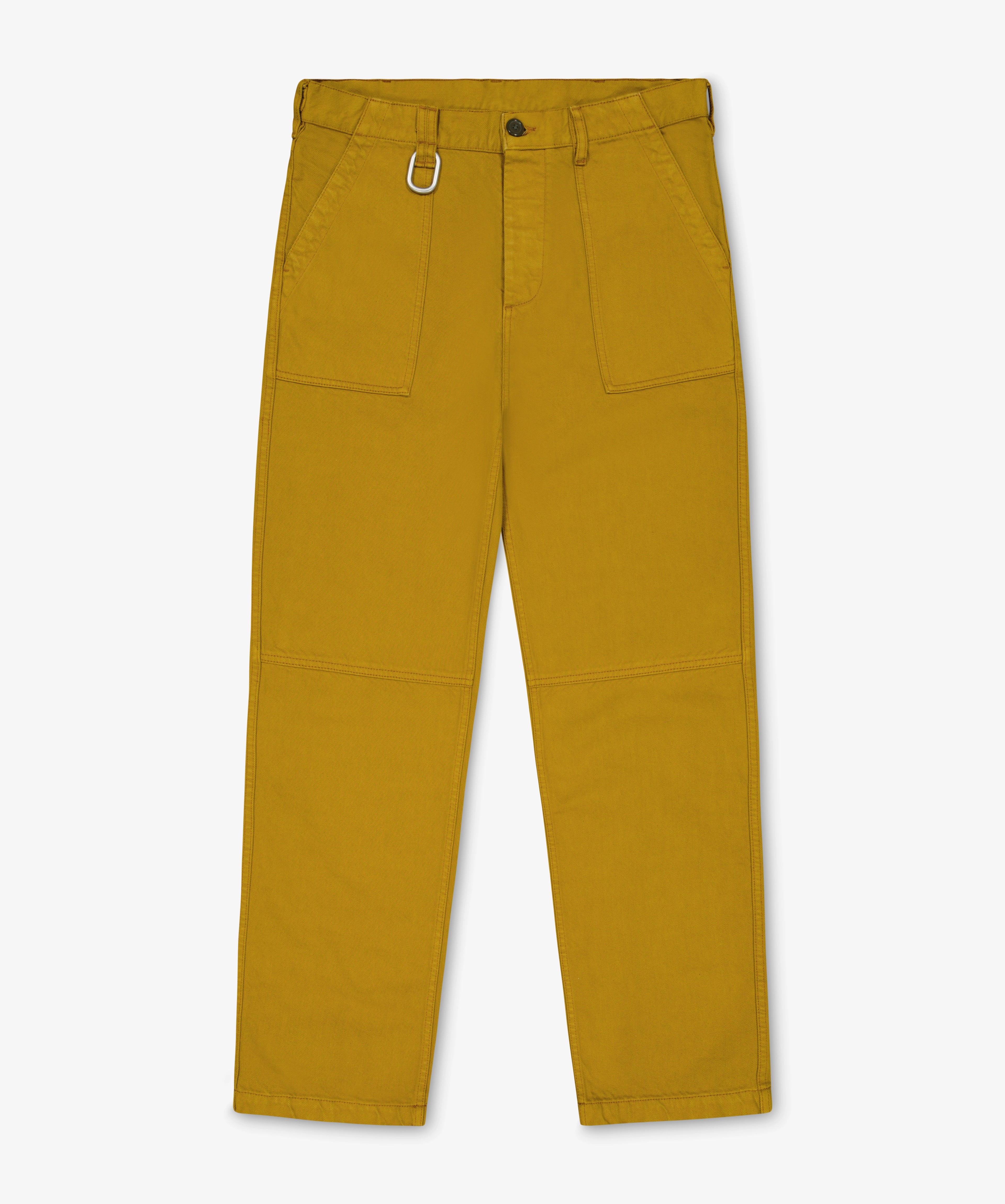 Twill-Arbeiterhose mit Stickerei und Patch