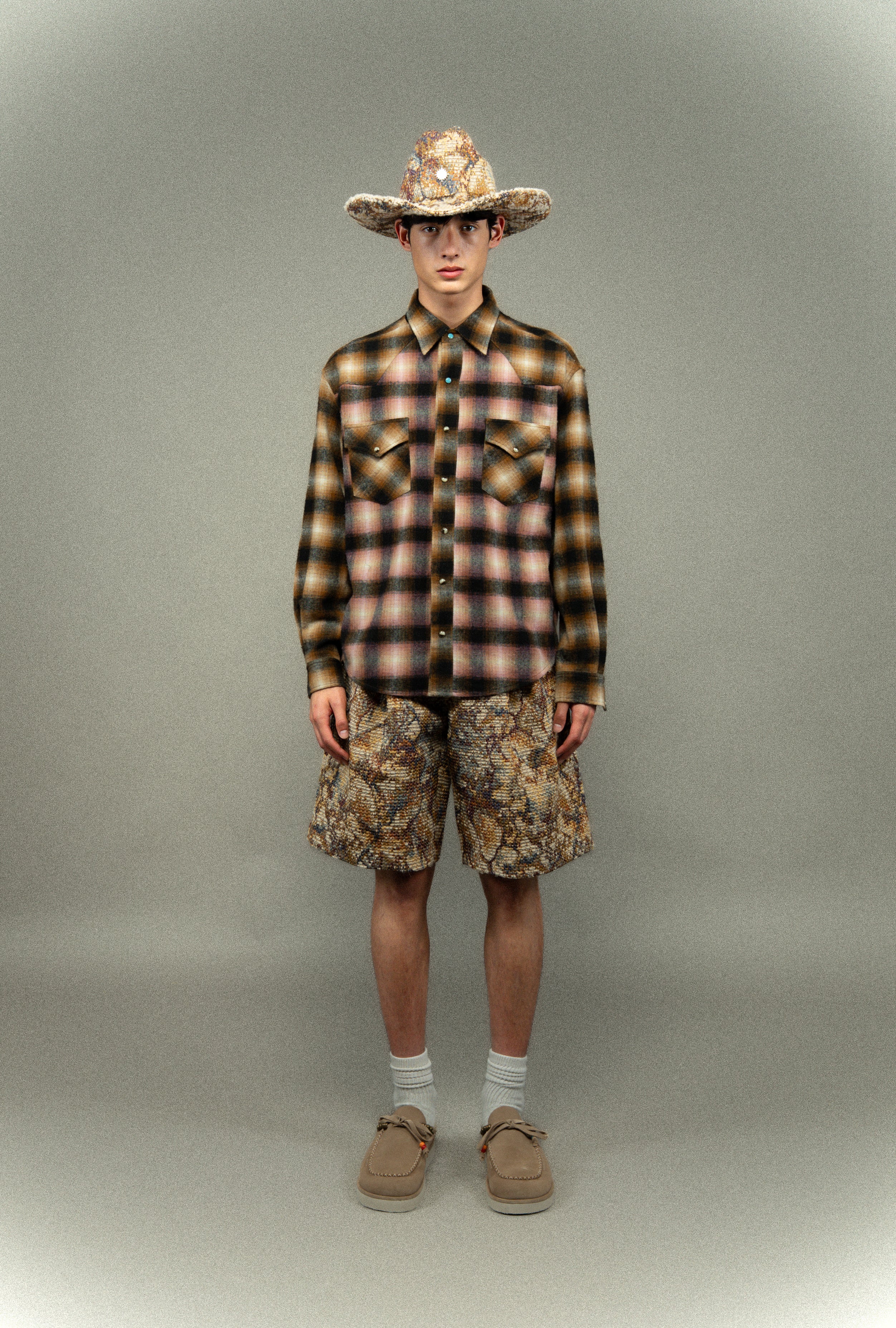 Chemise en flanelle à carreaux