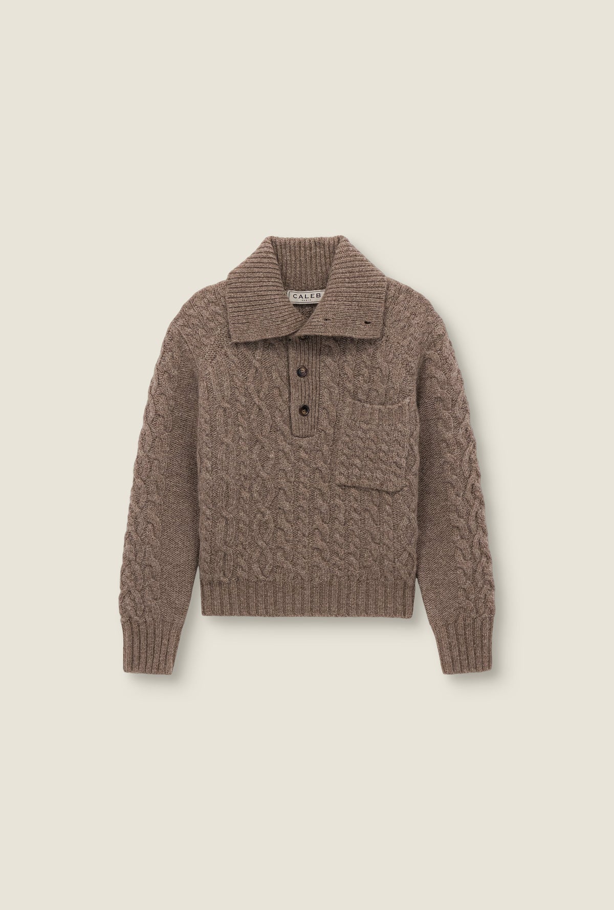 Pull Aran col trucker