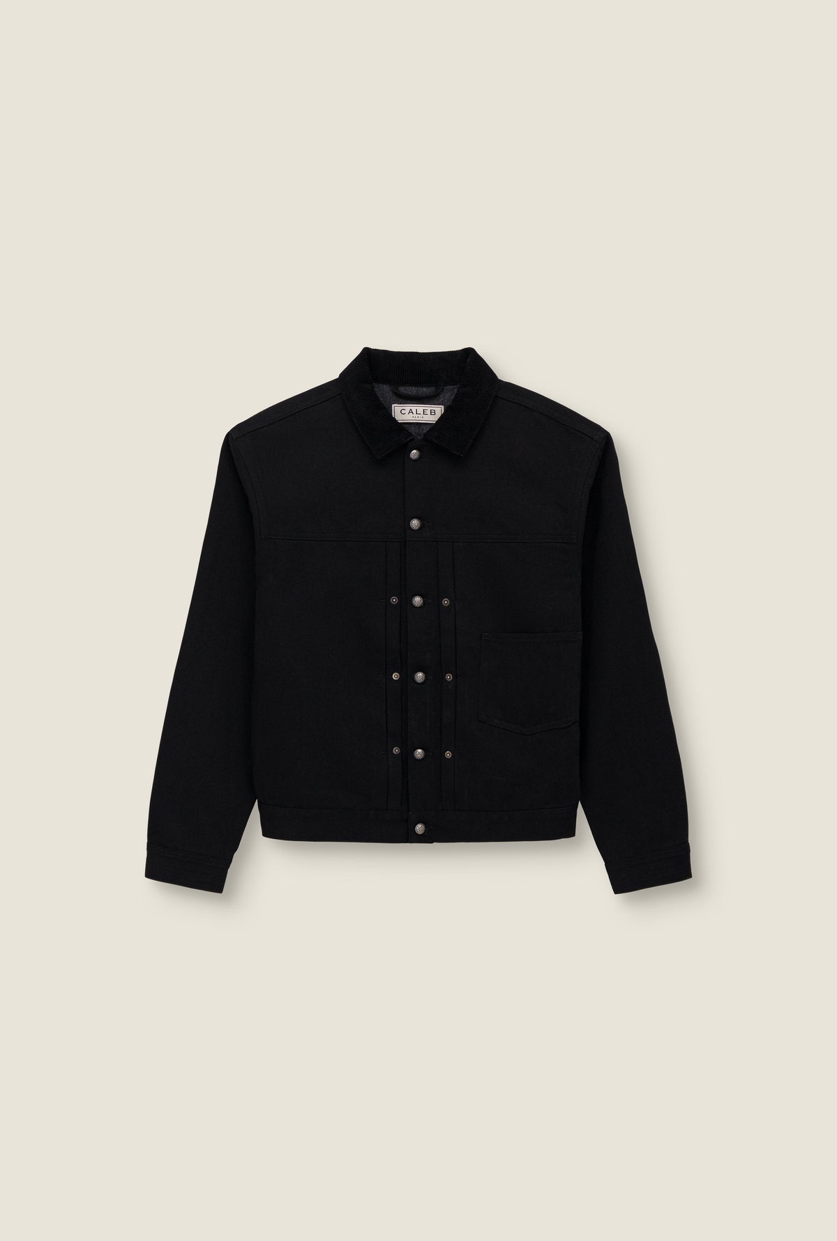 Veste trucker selvedge