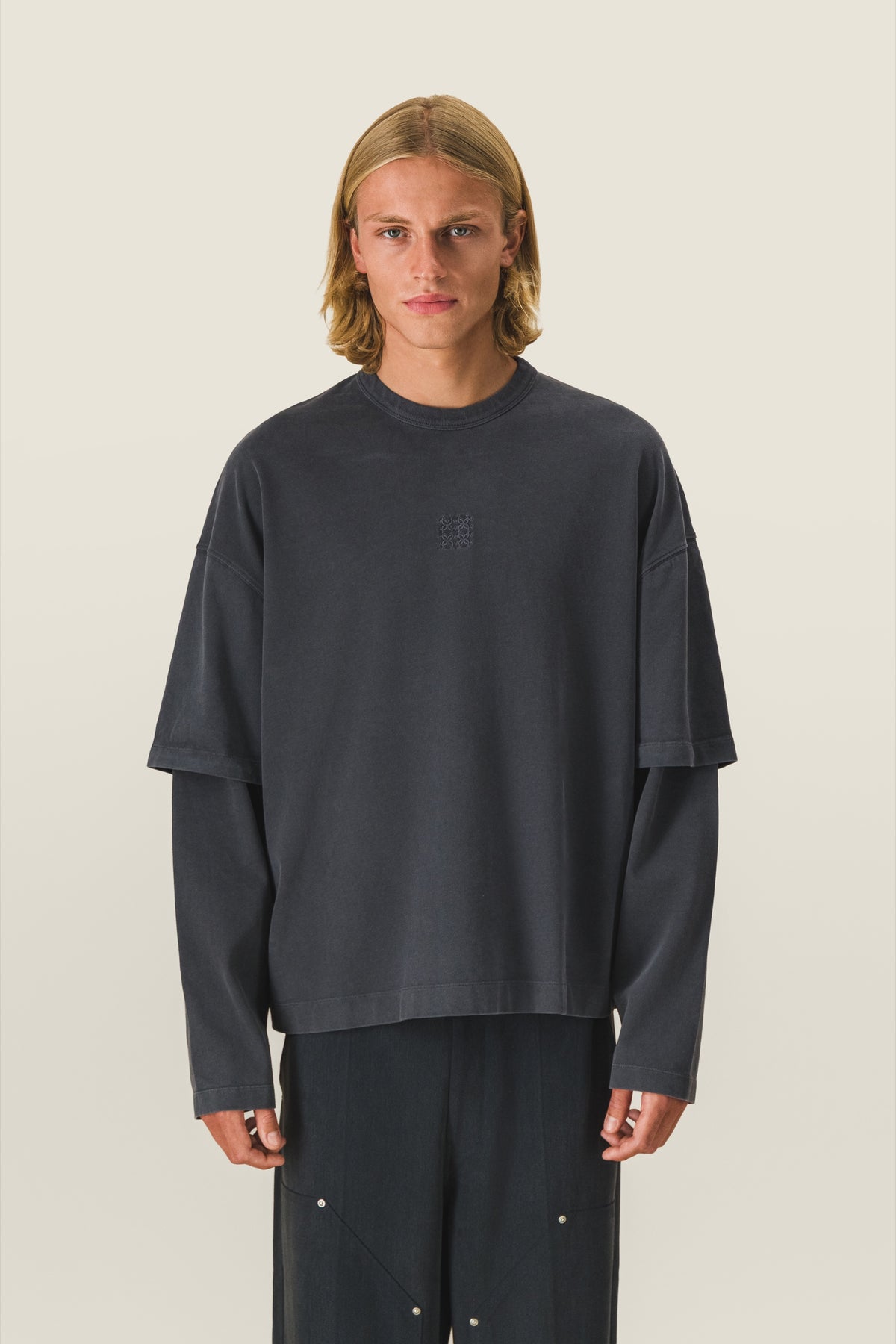 Double-layer long-sleeve T-shirt