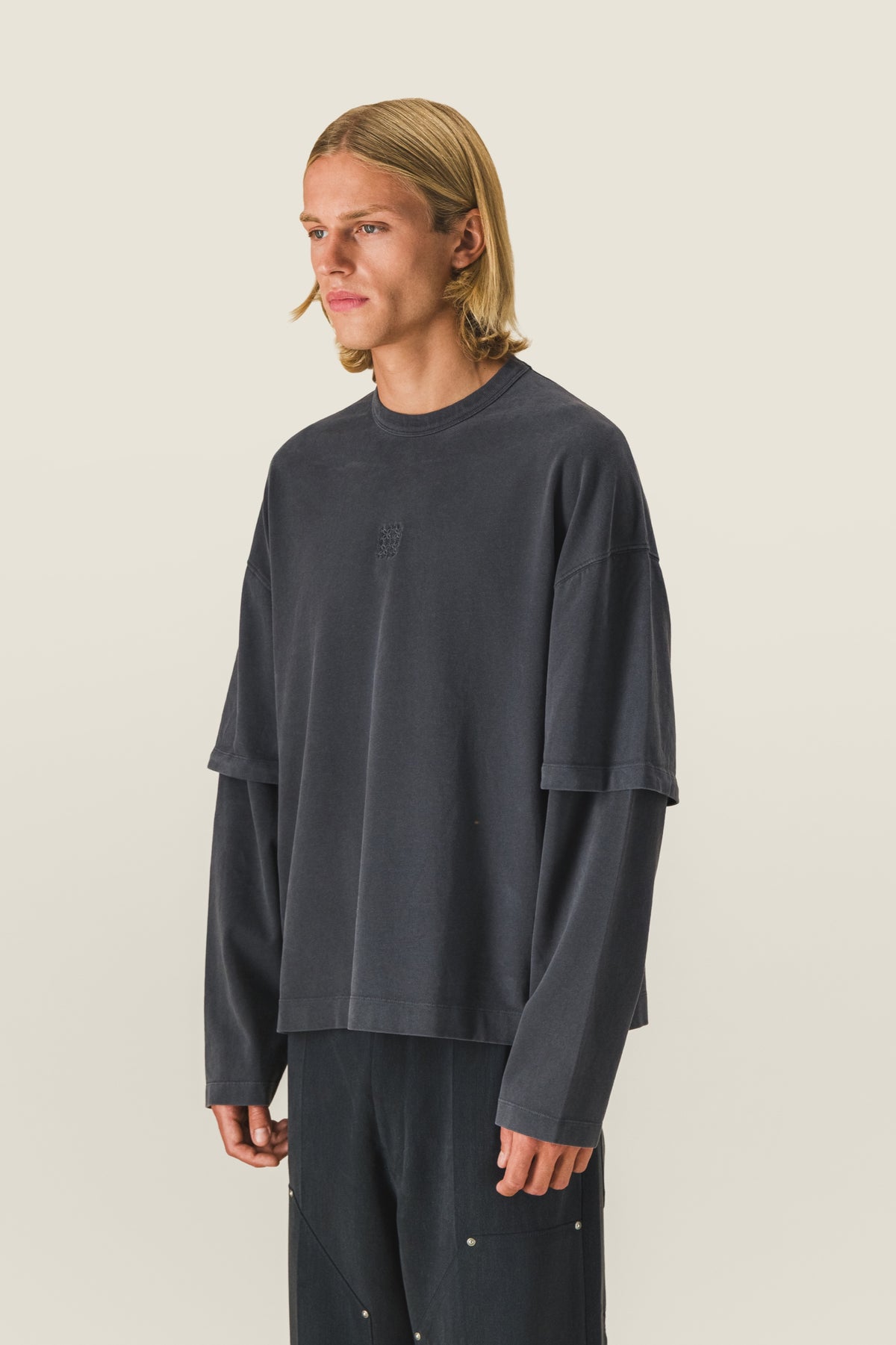 Double-layer long-sleeve T-shirt